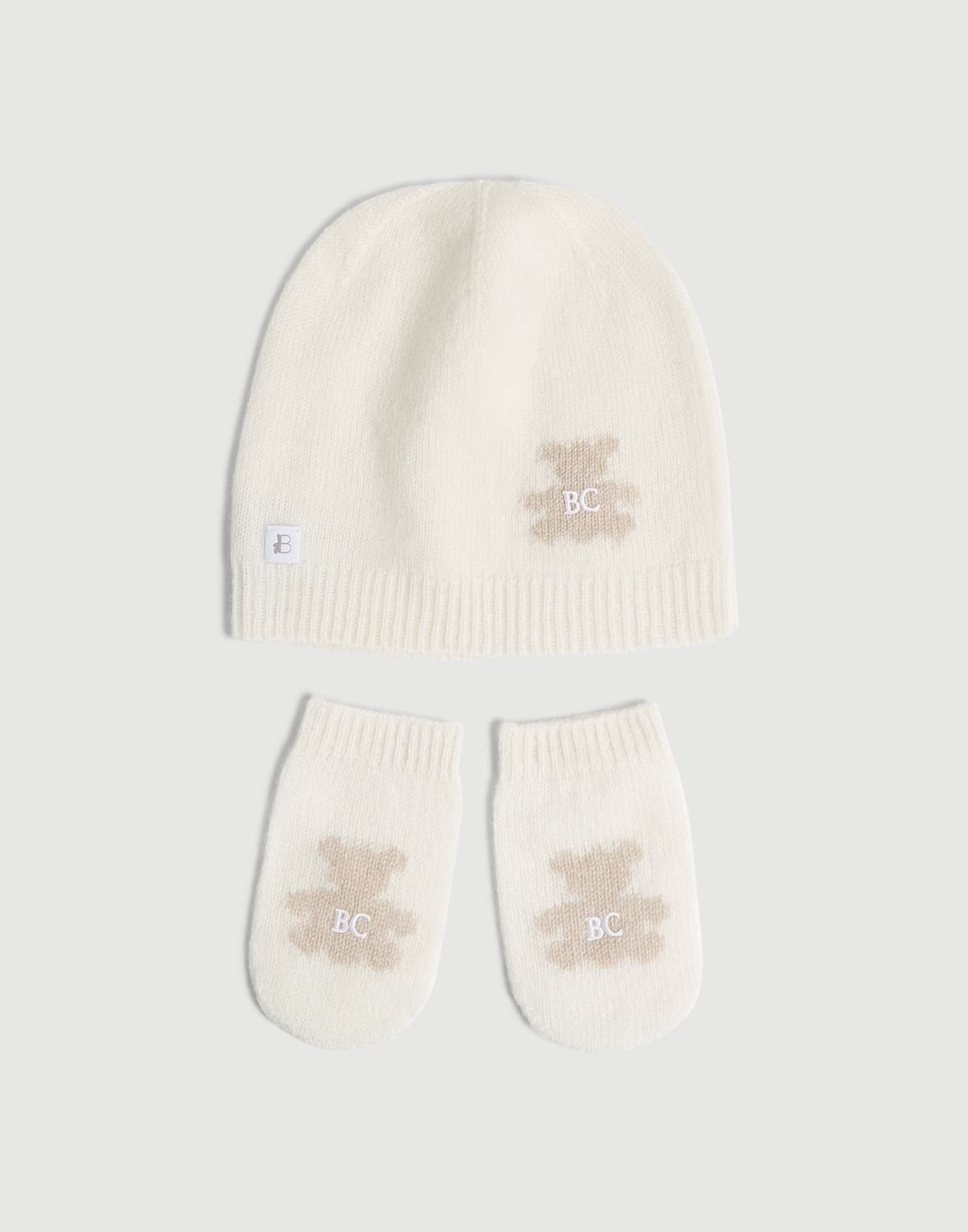 Set papalina, guanti e calzini Baby Bernie Panama Baby - Brunello Cucinelli