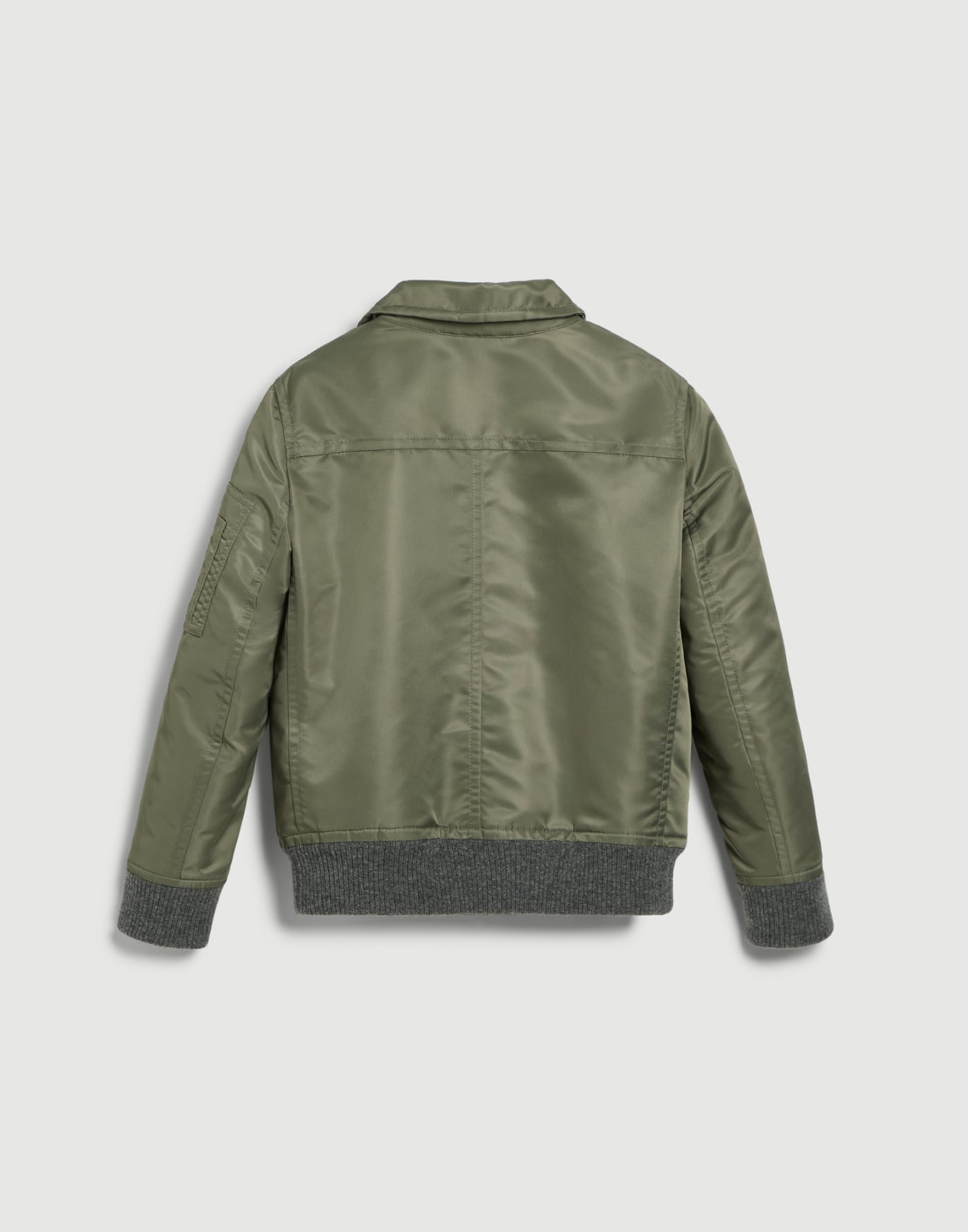 Bomber idrorepellente Dark Military Bambino - Brunello Cucinelli