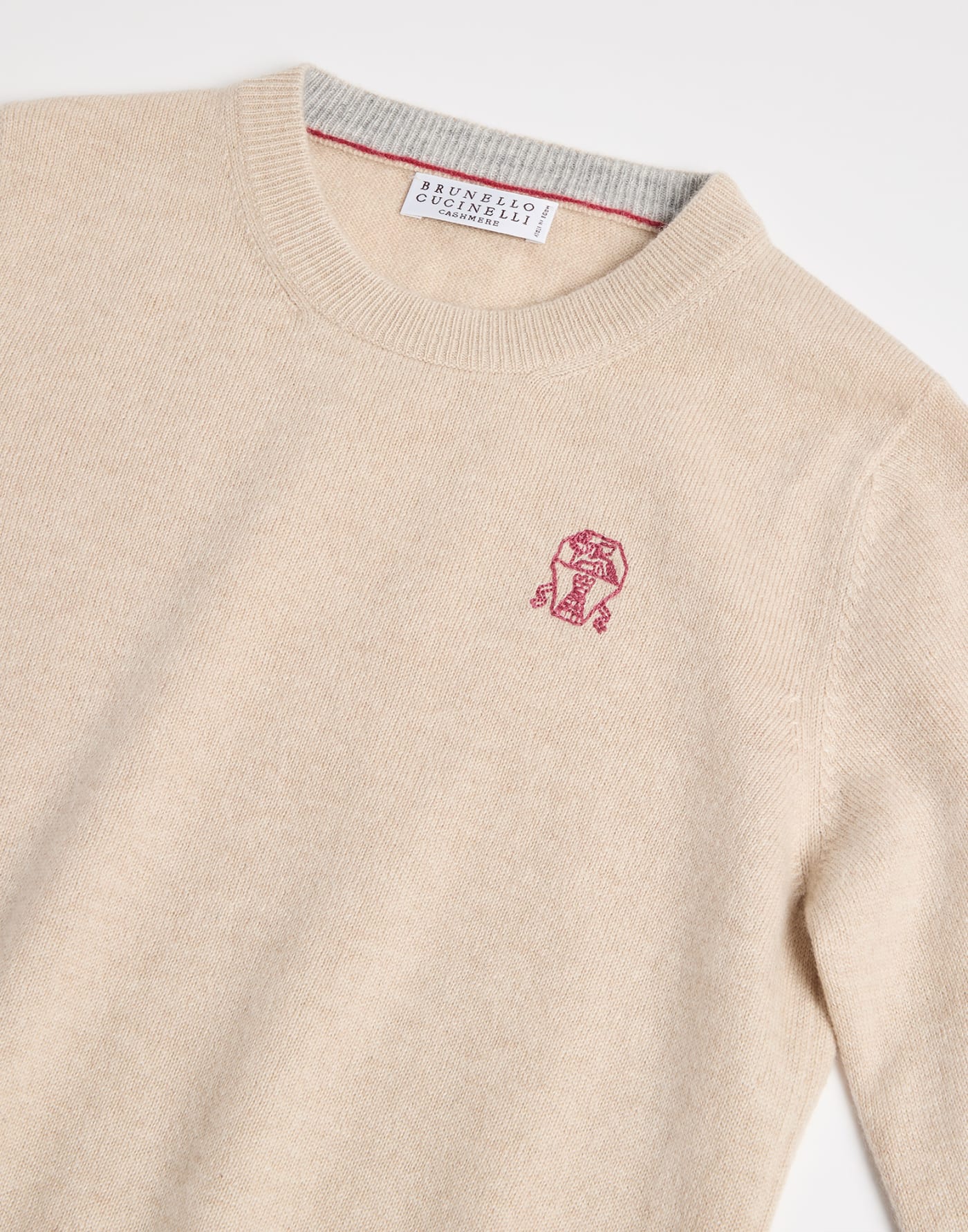 Cashmere sweater Sand Boys - Brunello Cucinelli