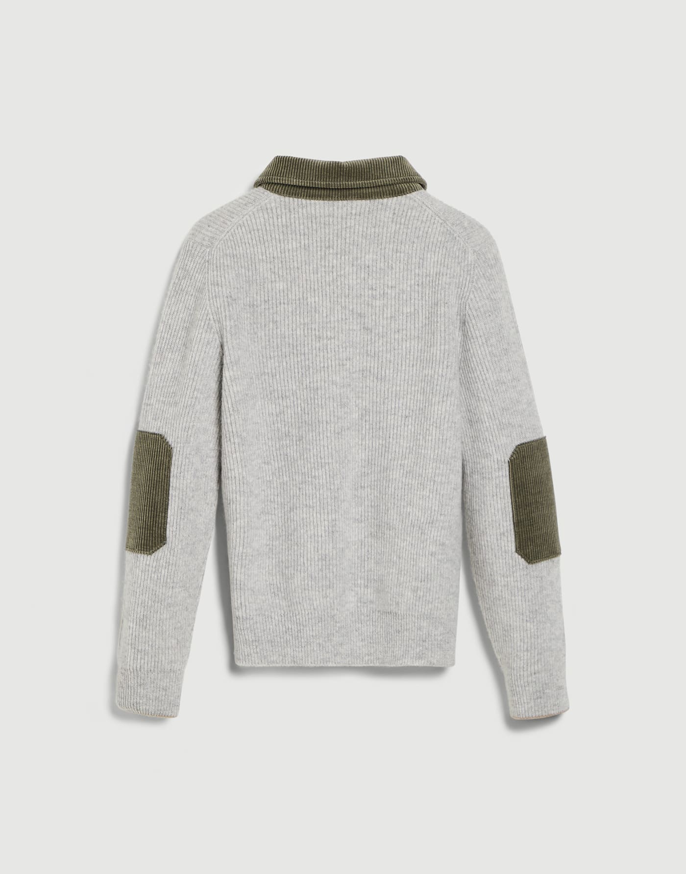 Polo in cashmere costa inglese Grigio Chiaro Bambino - Brunello Cucinelli