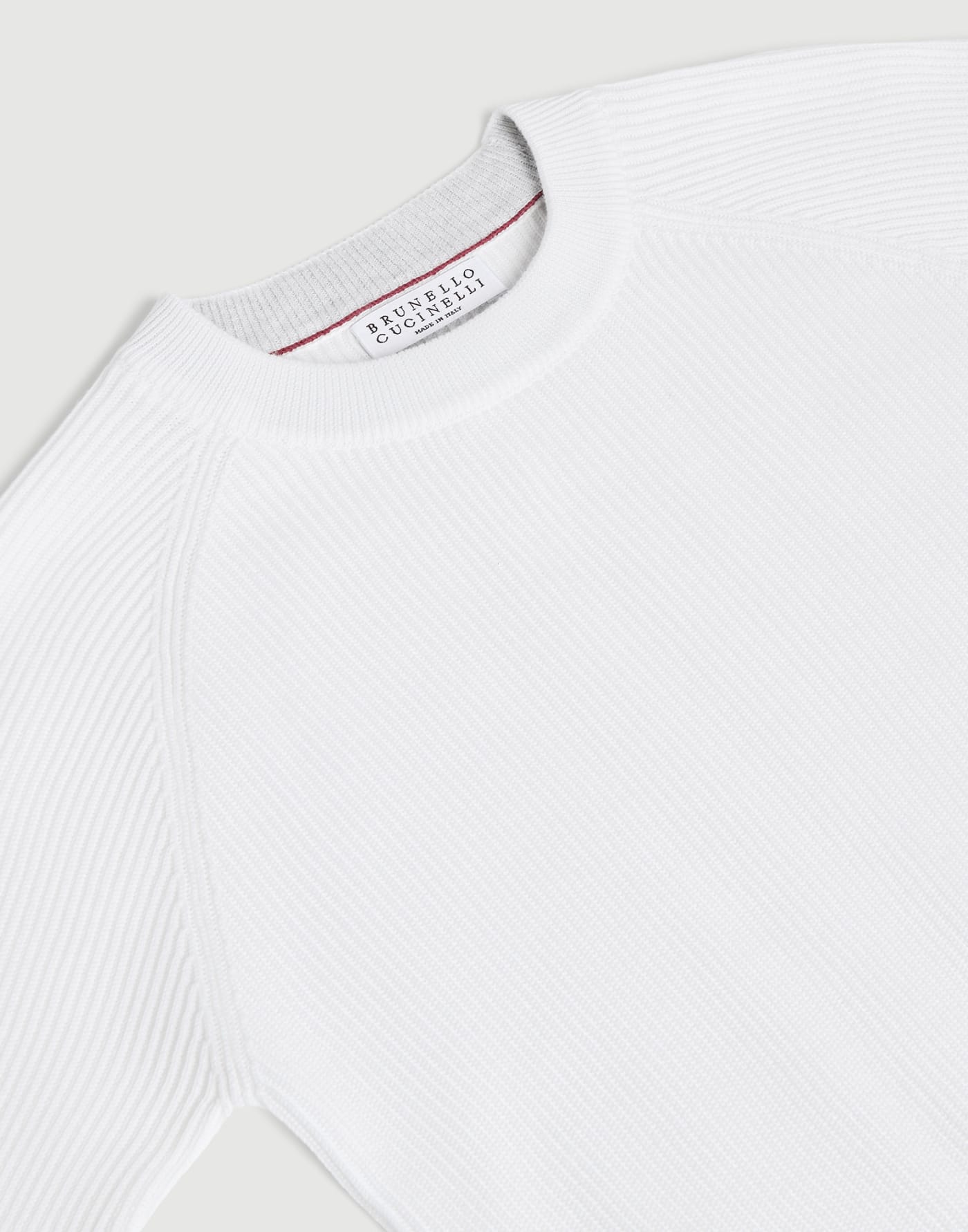 English Rib knit sweater Panama Boys - Brunello Cucinelli