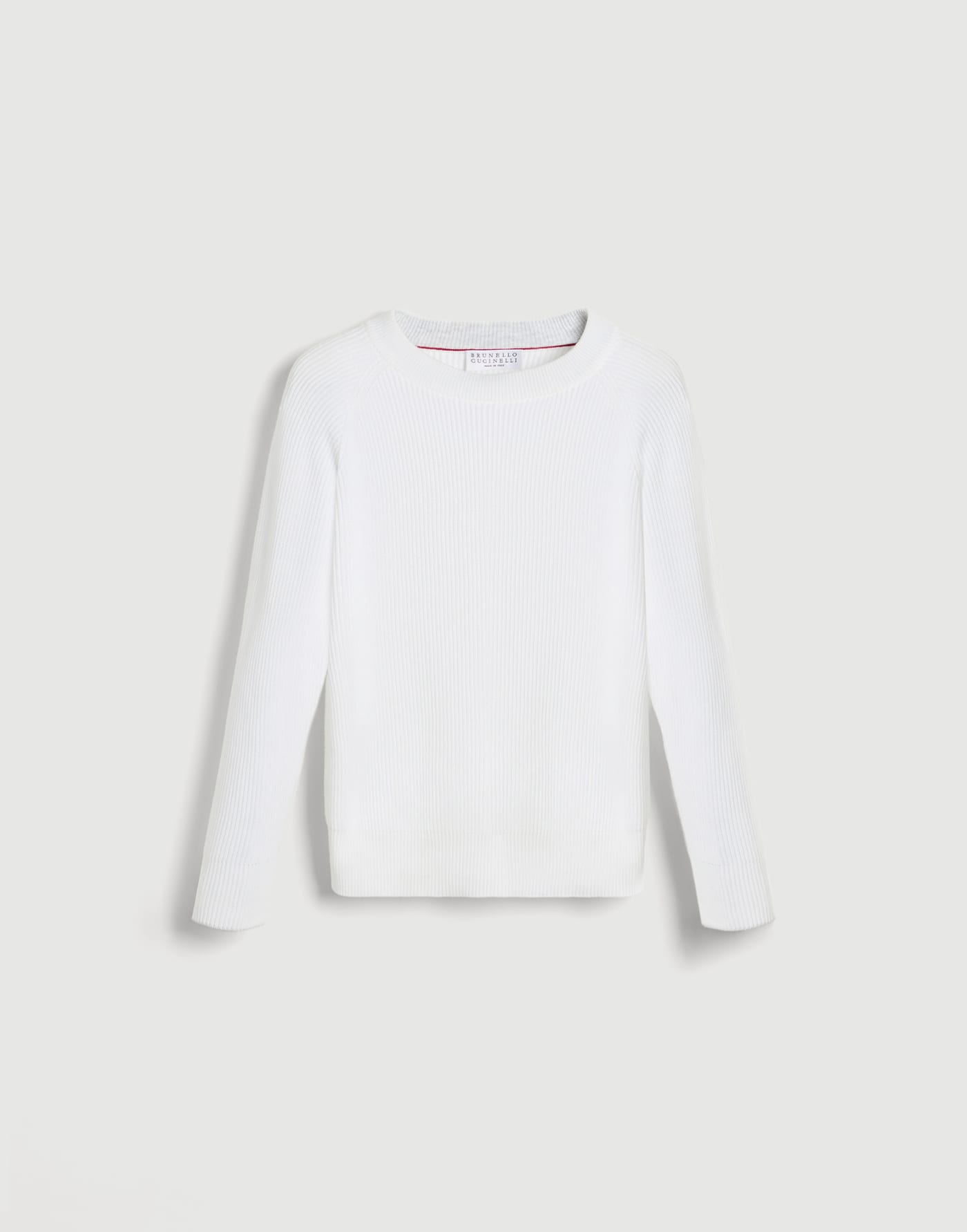 English Rib knit sweater Panama Boys - Brunello Cucinelli