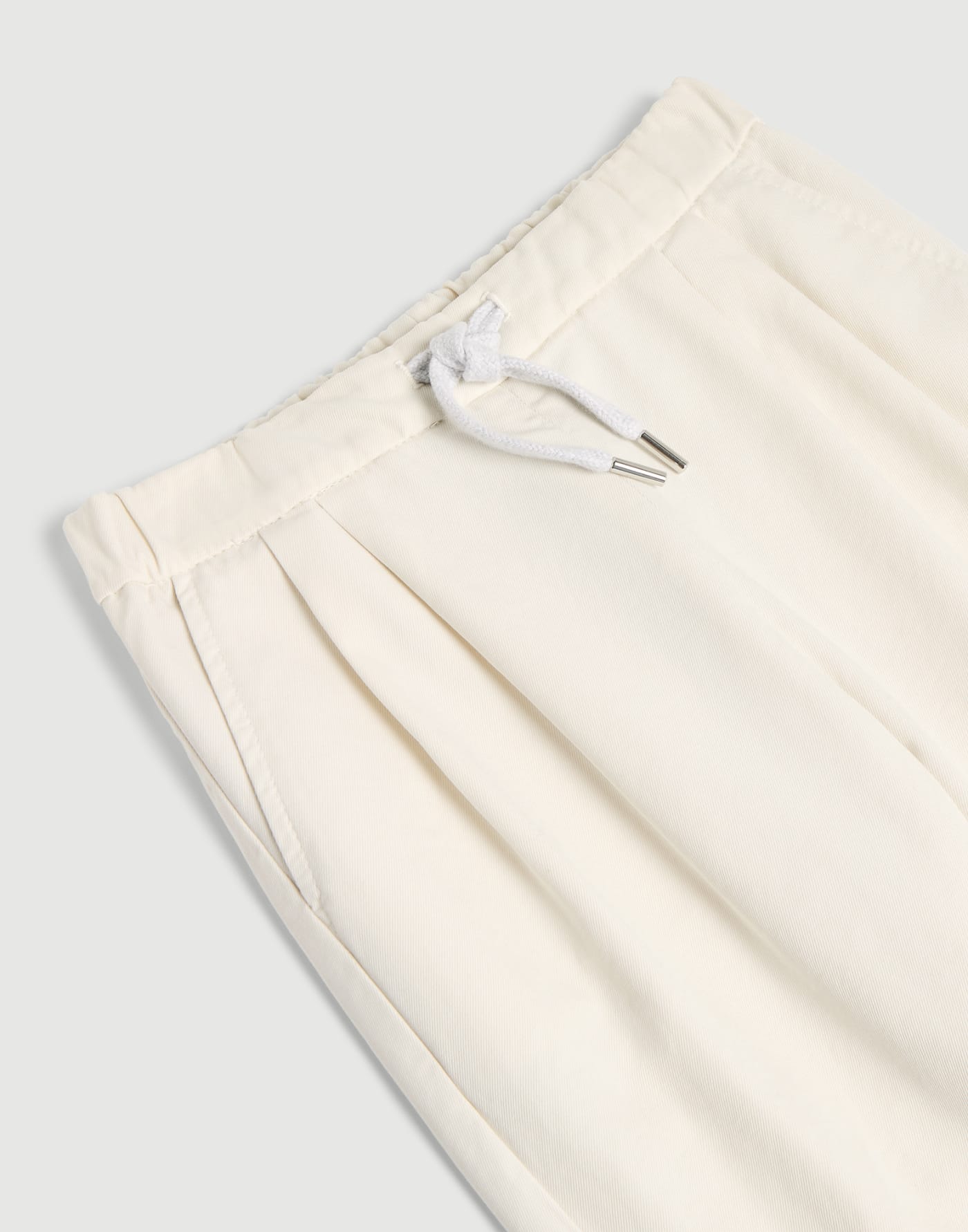 Gabardine garment dyed trousers Butter Boys - Brunello Cucinelli