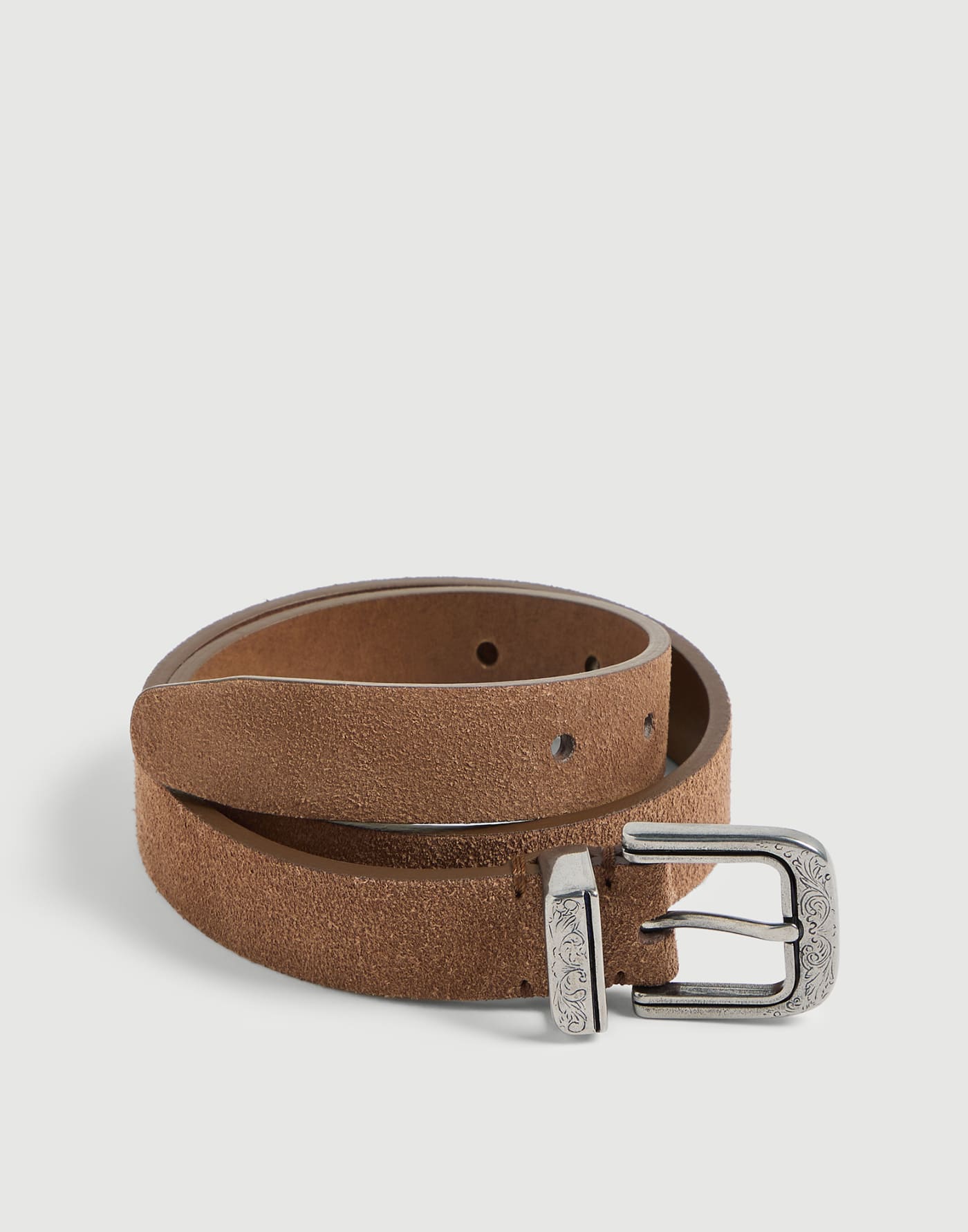 Cintura in camoscio Nocciola Bambino - Brunello Cucinelli