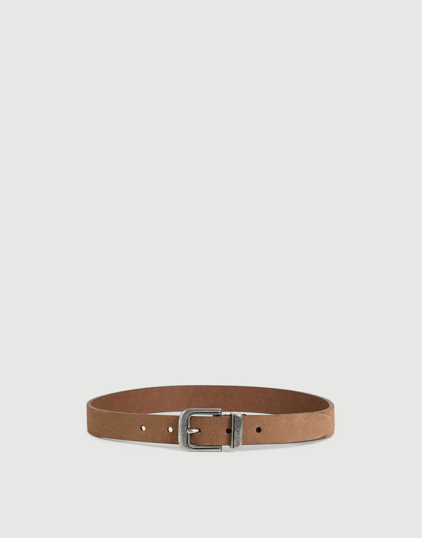Cintura in camoscio Nocciola Bambino - Brunello Cucinelli
