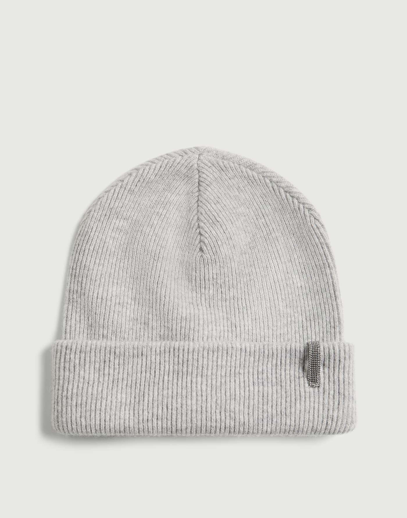 Cashmere beanie with monili Pebble Girls - Brunello Cucinelli