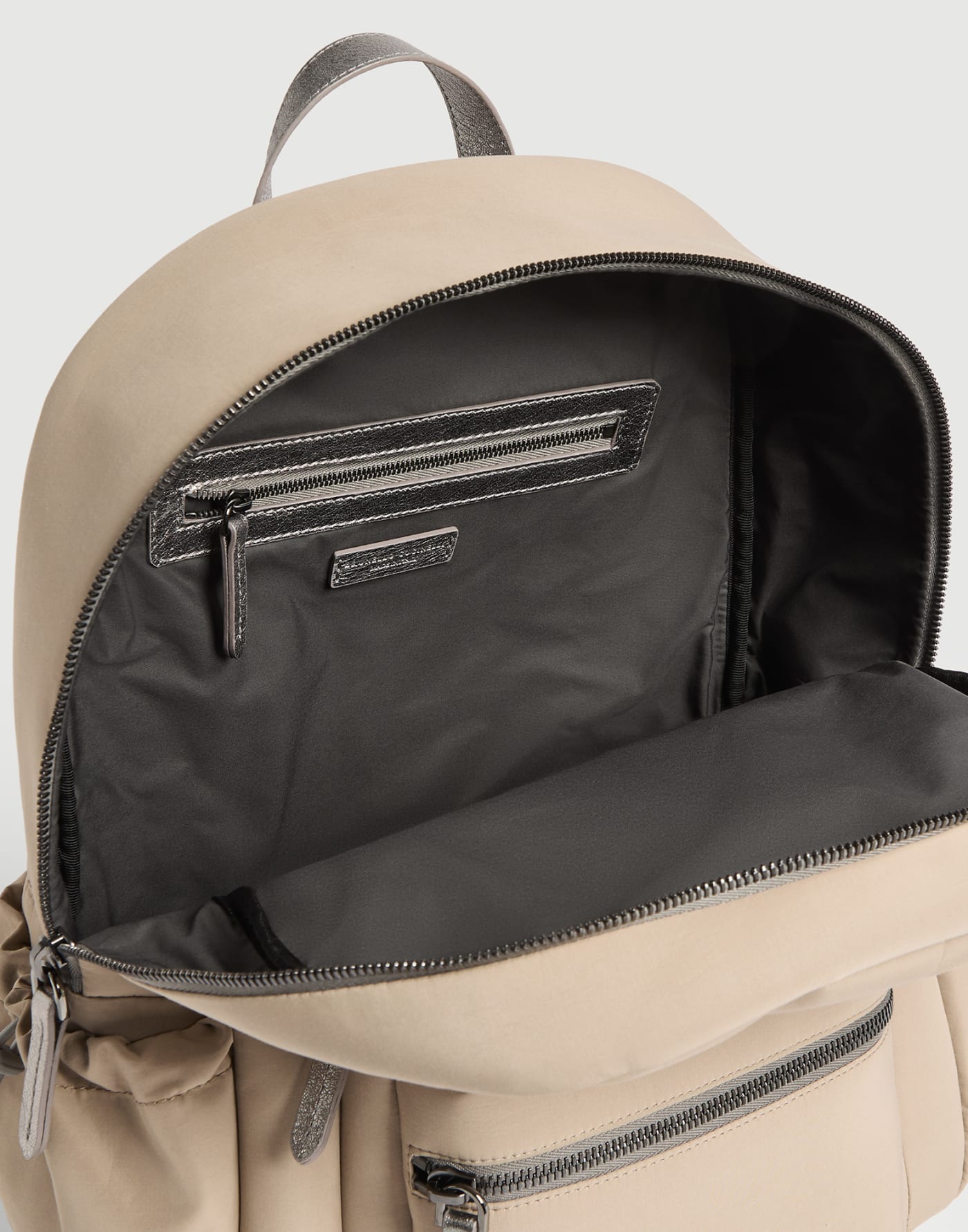 Zaino in taffetà Beige Bambina - Brunello Cucinelli