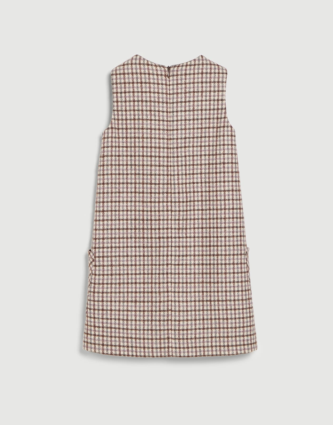 Dress with monili Brown Girls - Brunello Cucinelli