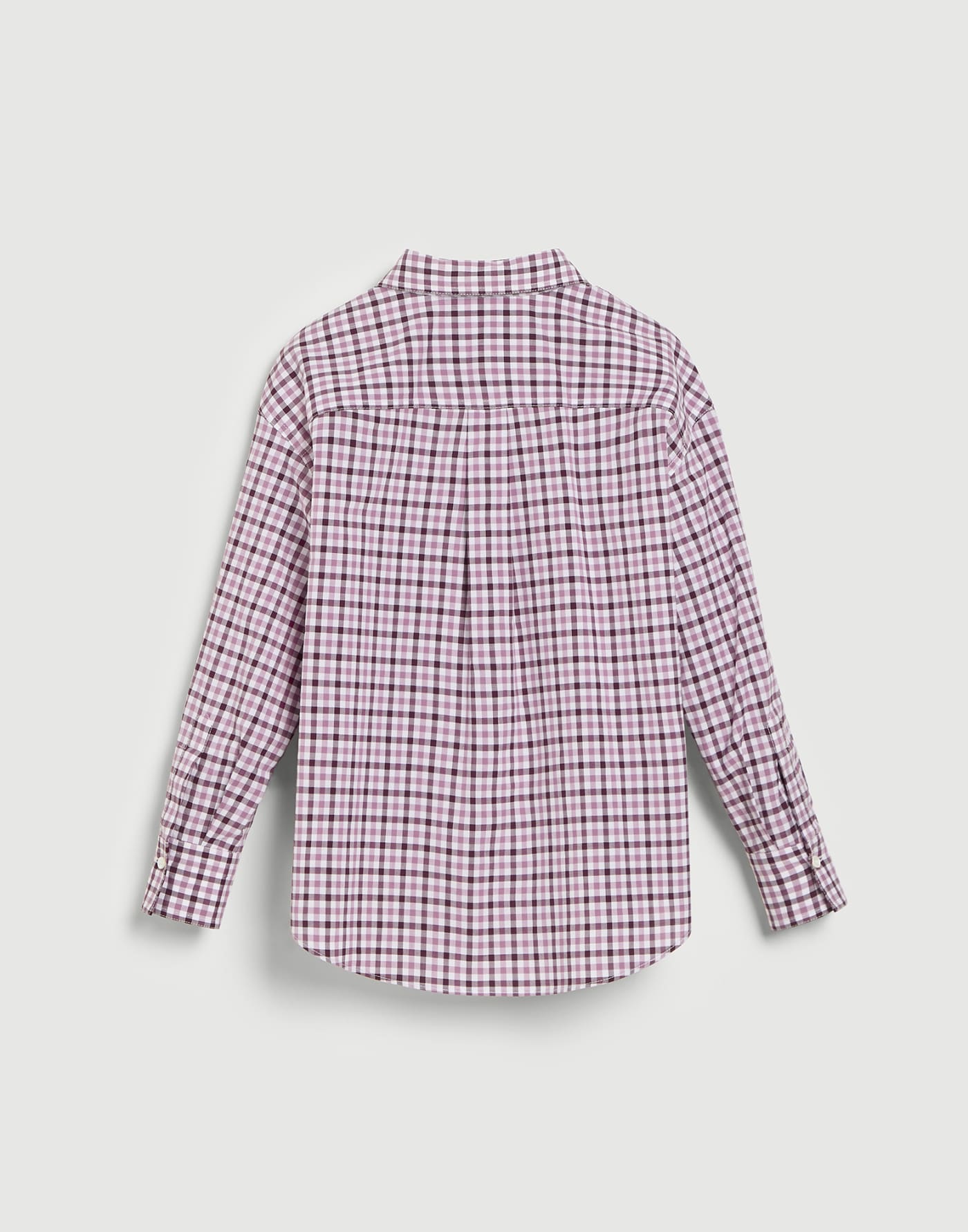 Poplin shirt with tie Mauve Girls - Brunello Cucinelli