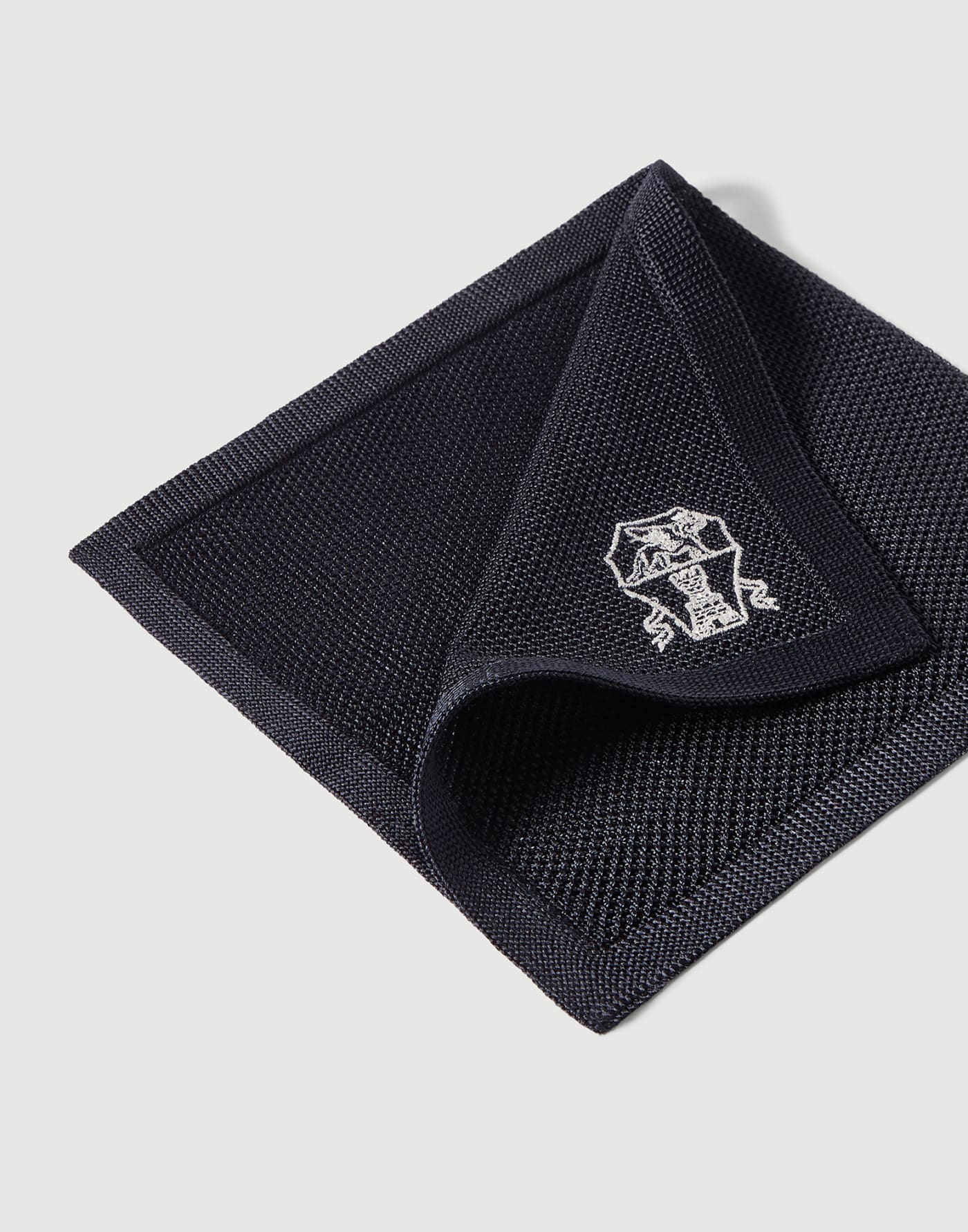 Pocket square Navy Blue Man - Brunello Cucinelli