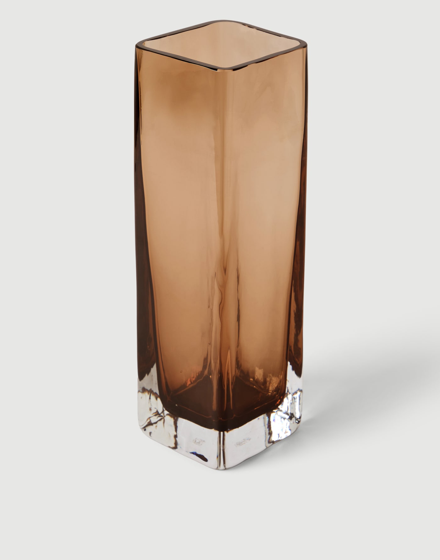 Rechteckige Vase aus Muranoglas Braun Lifestyle - Brunello Cucinelli