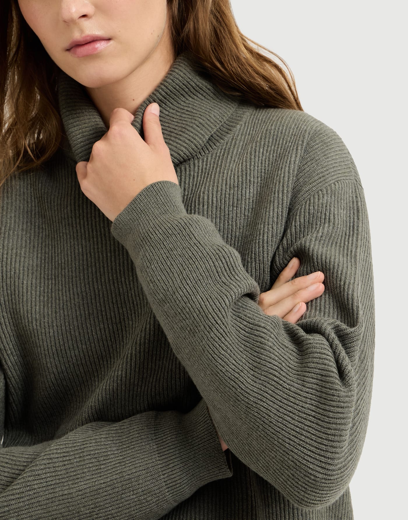 Cashmere turtleneck sweater Origano Woman - Brunello Cucinelli