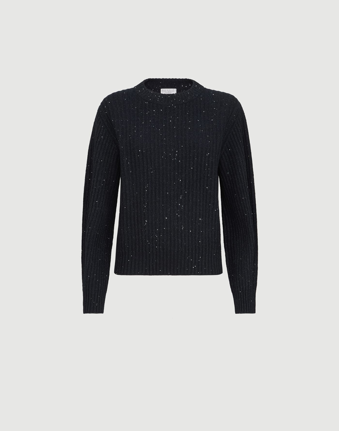 Pullover aus Kaschmir und Wolle Kobaltblau Damen - Brunello Cucinelli