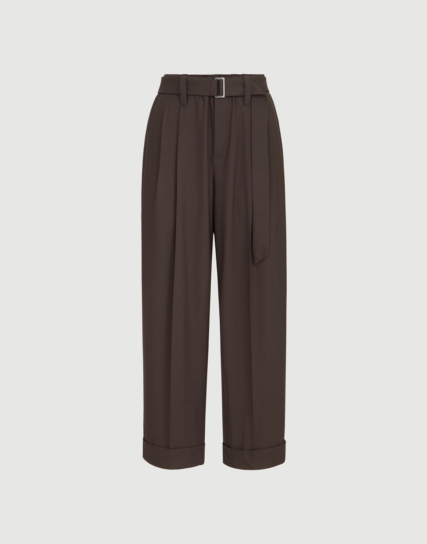 Sartorial Baggy trousers Coffee Woman - Brunello Cucinelli