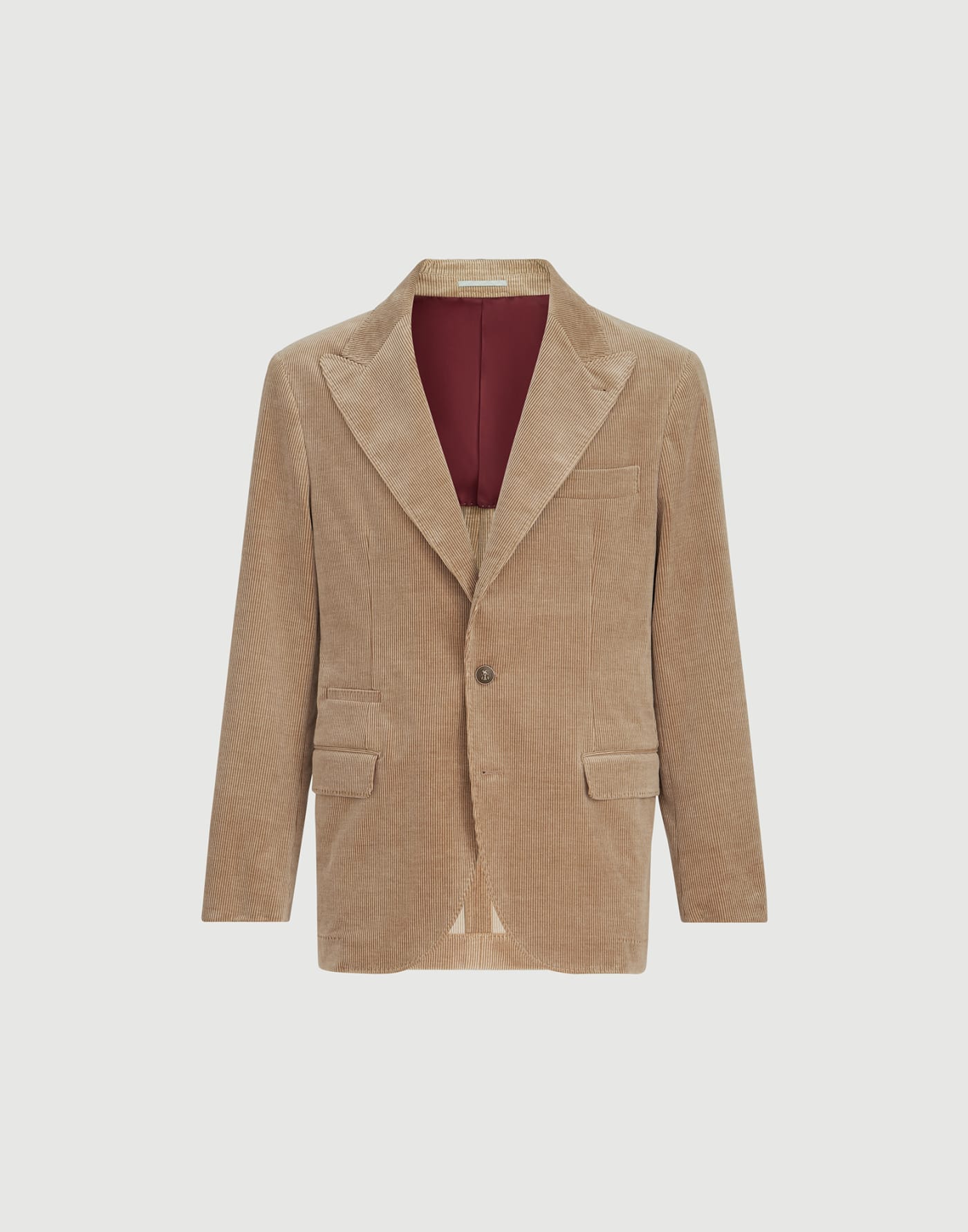 Corduroy blazer Camel Man - Brunello Cucinelli