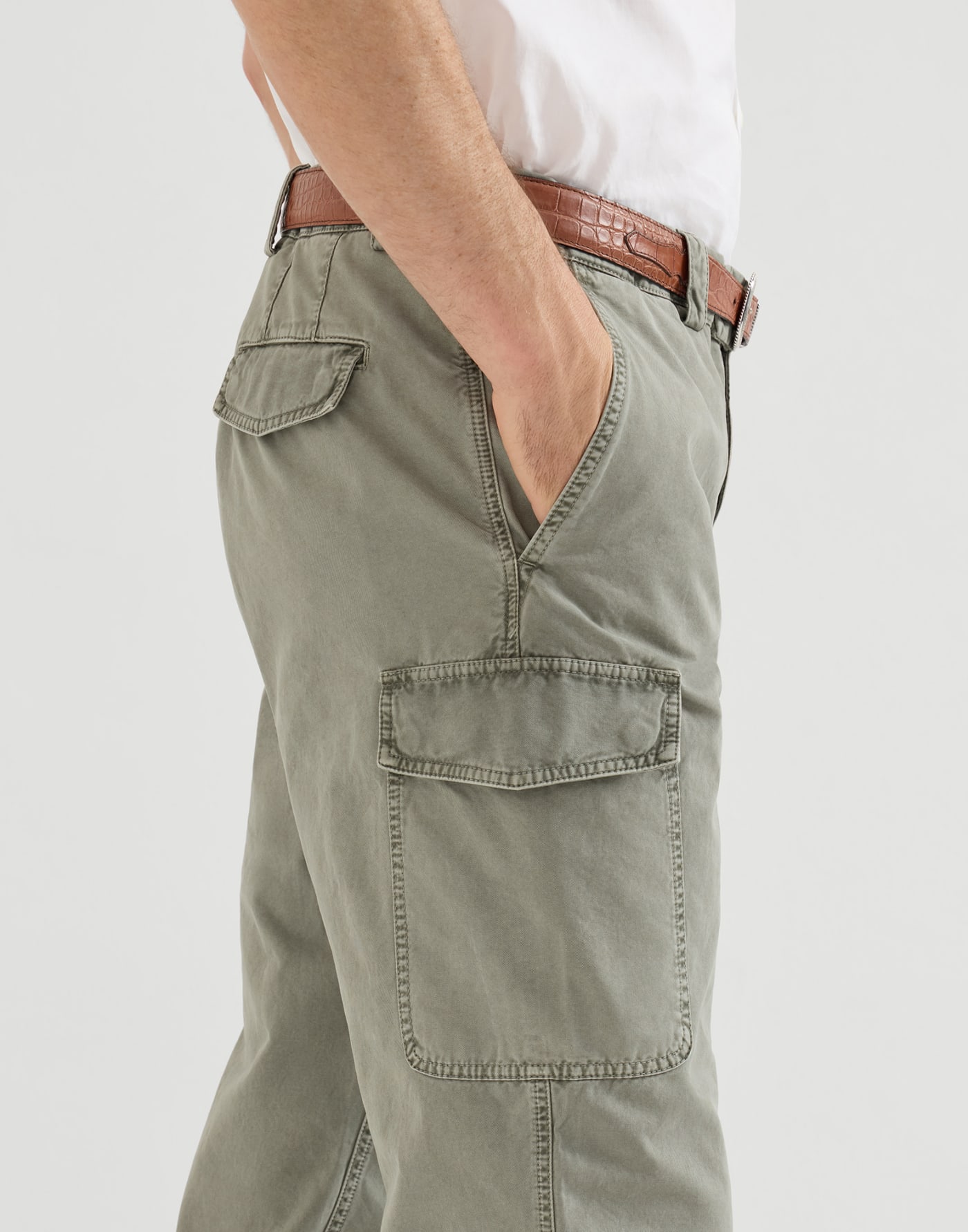 Trousers with cargo pockets Military Man - Brunello Cucinelli