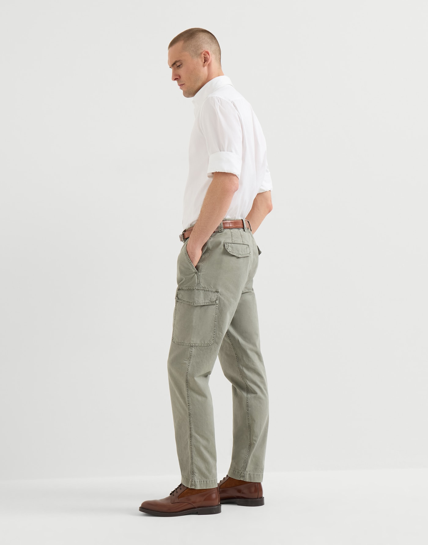 Trousers with cargo pockets Military Man - Brunello Cucinelli