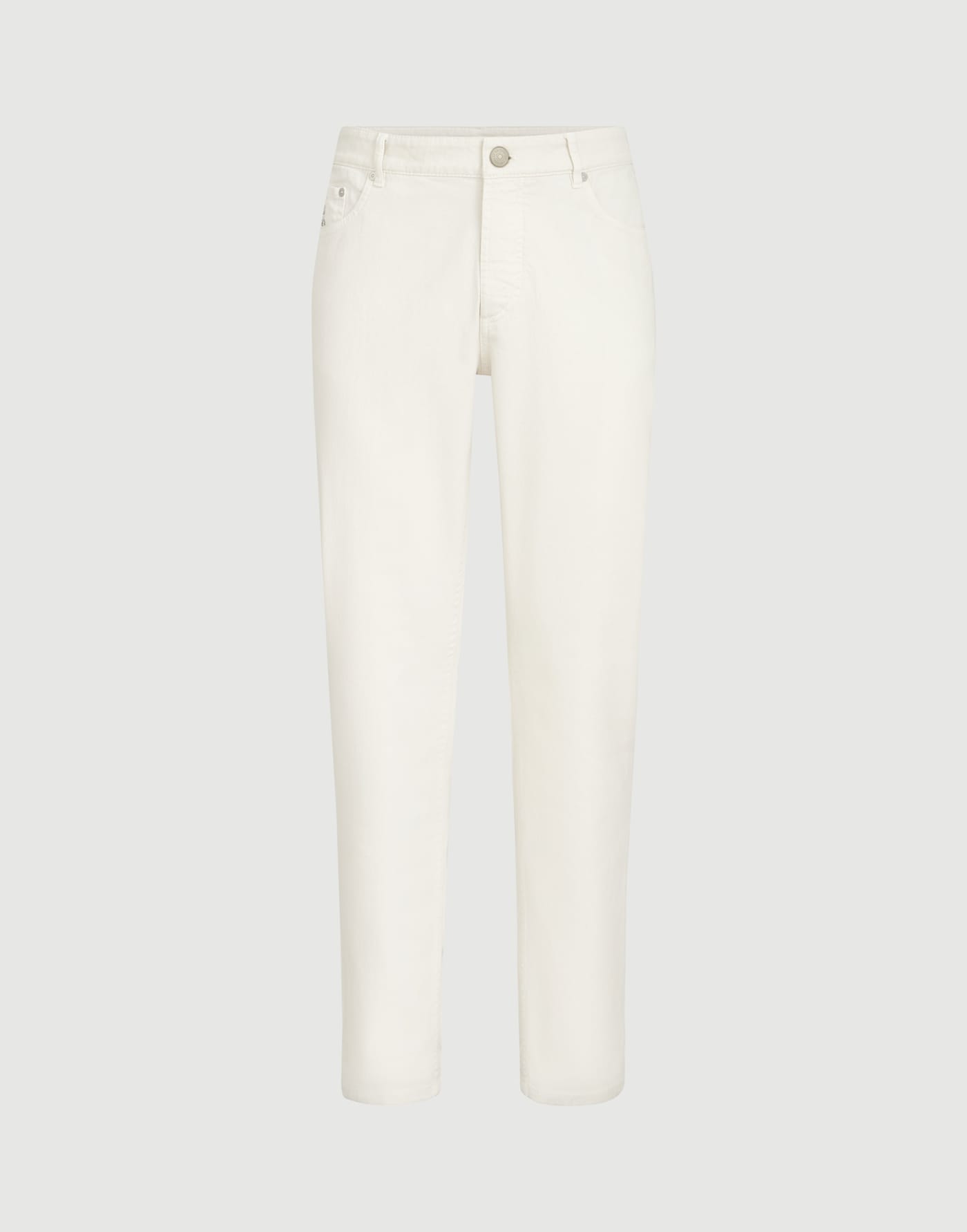 Traditional fit five-pocket trousers White Man - Brunello Cucinelli