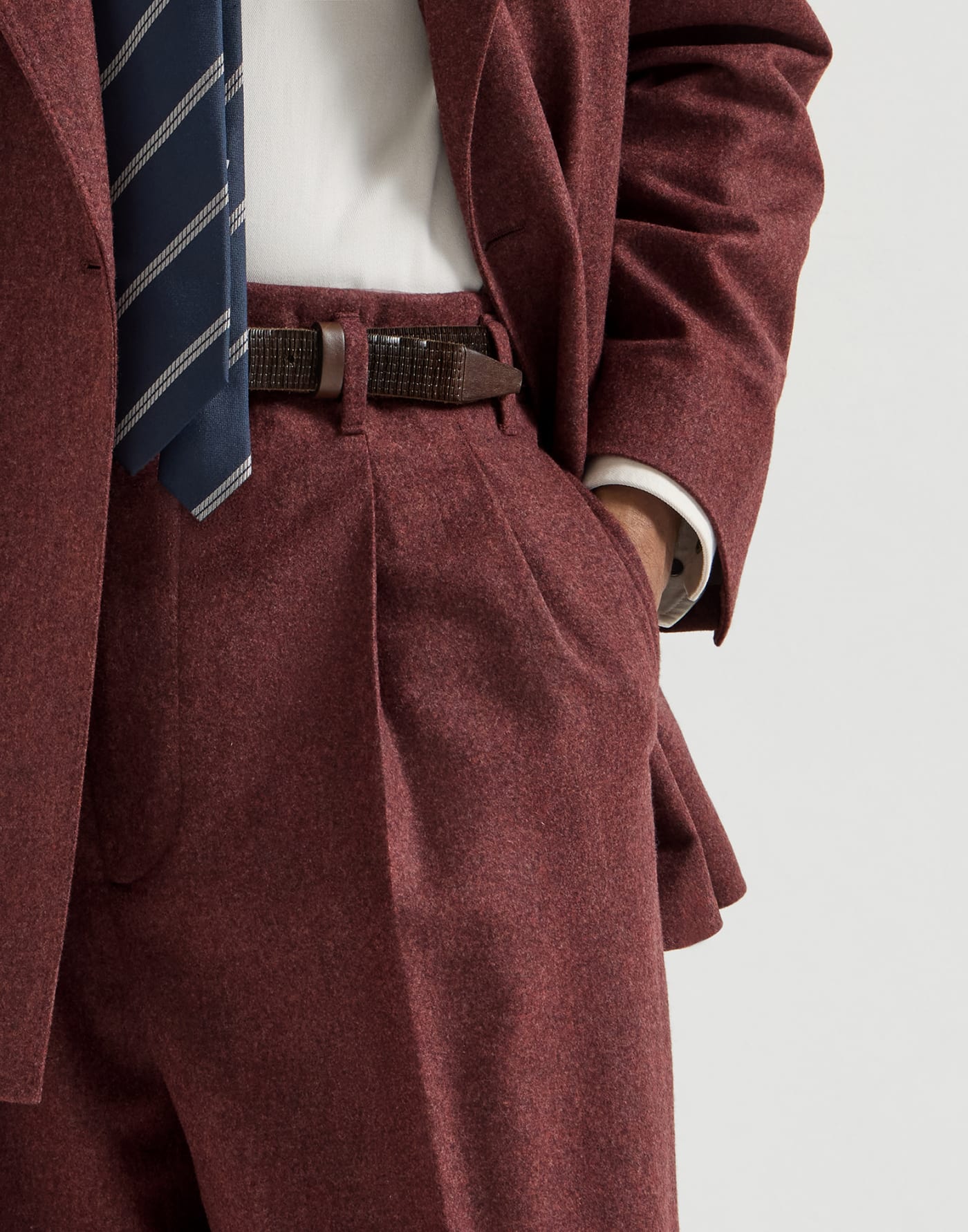 Abito Tailor in flanella Lava Uomo - Brunello Cucinelli