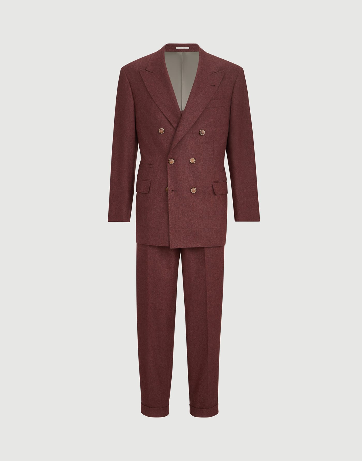 Abito Tailor in flanella Lava Uomo - Brunello Cucinelli