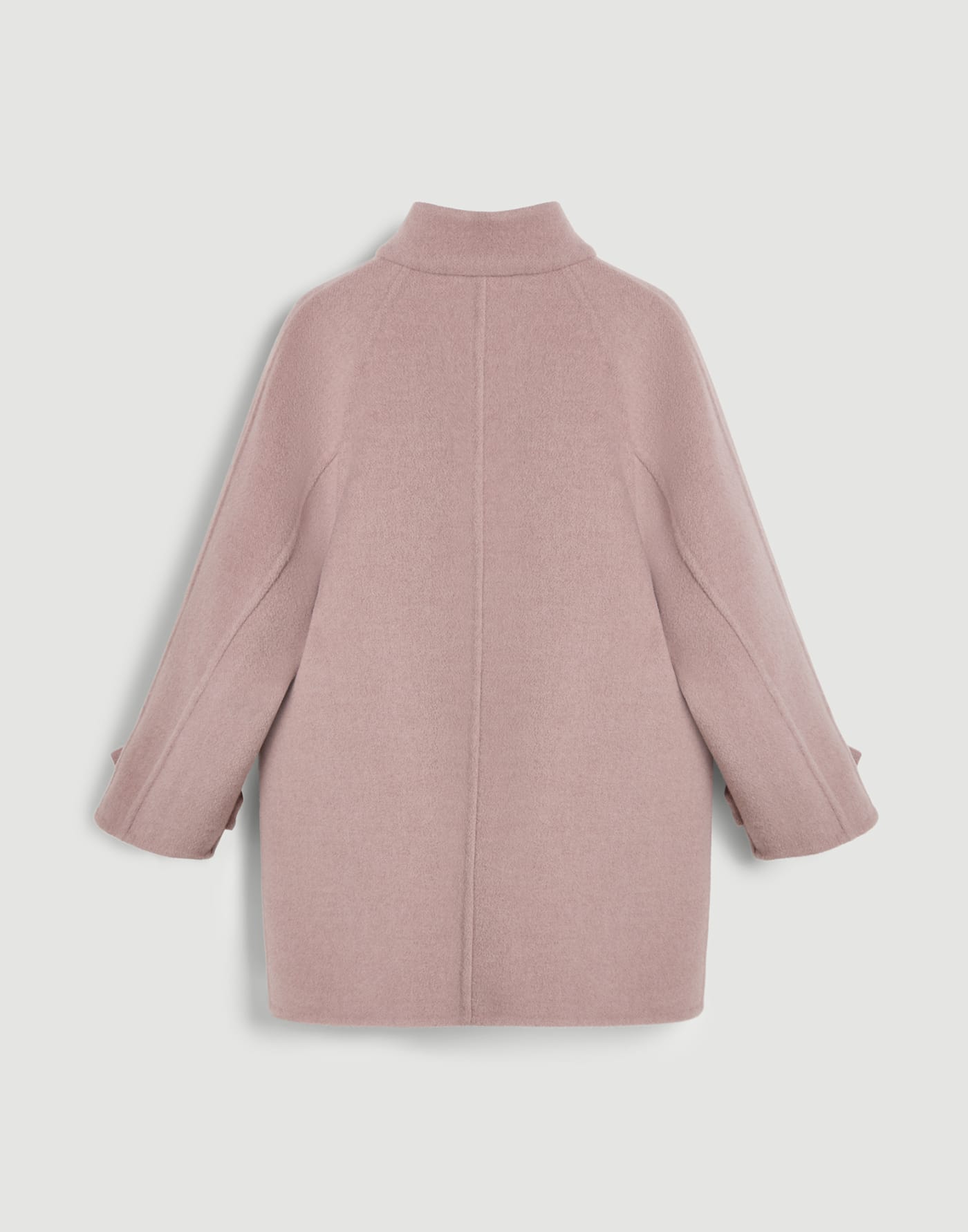 珠飾雙面呢料大衣 淡錦葵紫 女童 - Brunello Cucinelli