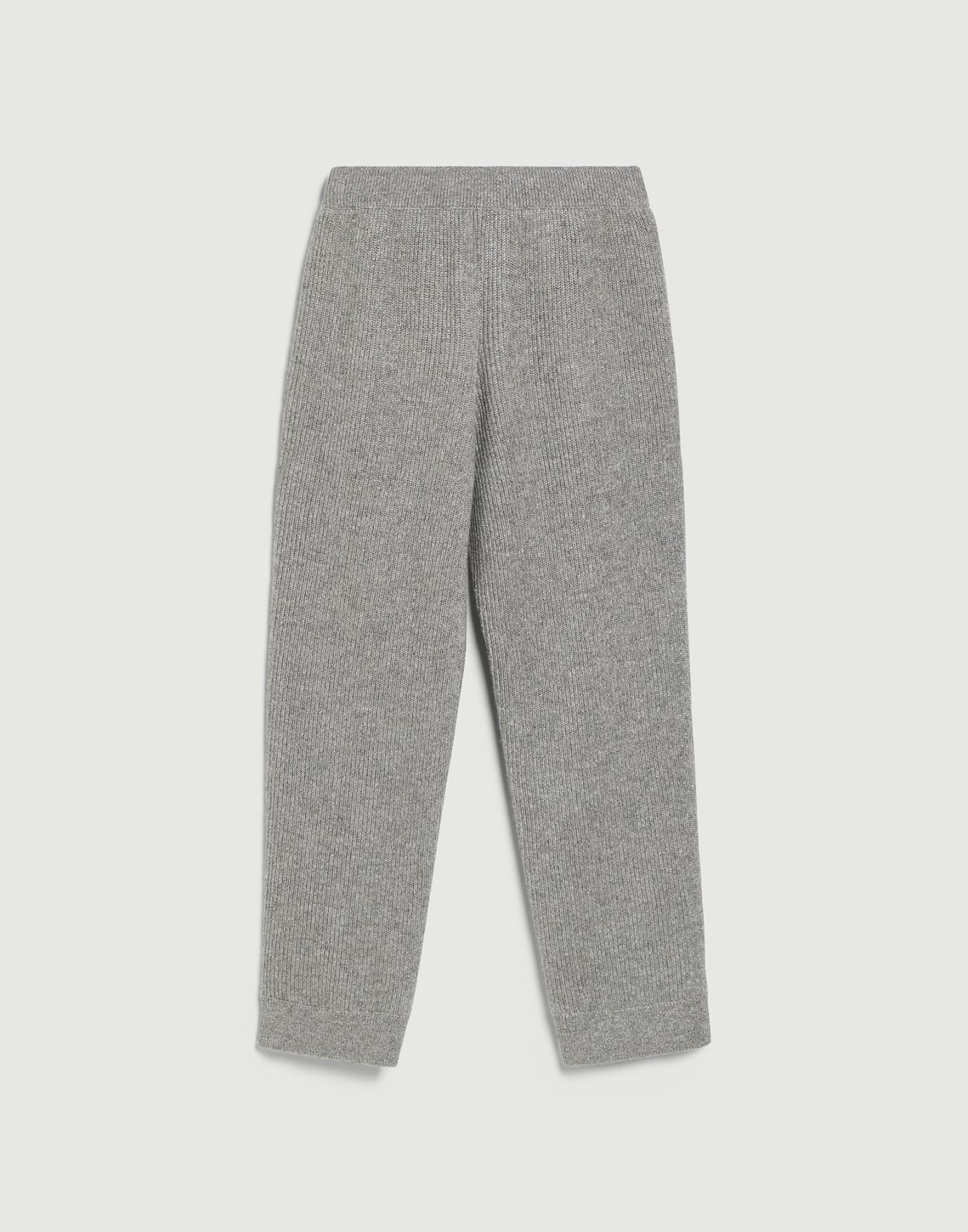 Strickhose aus Kaschmir Hellgrau Mädchen - Brunello Cucinelli
