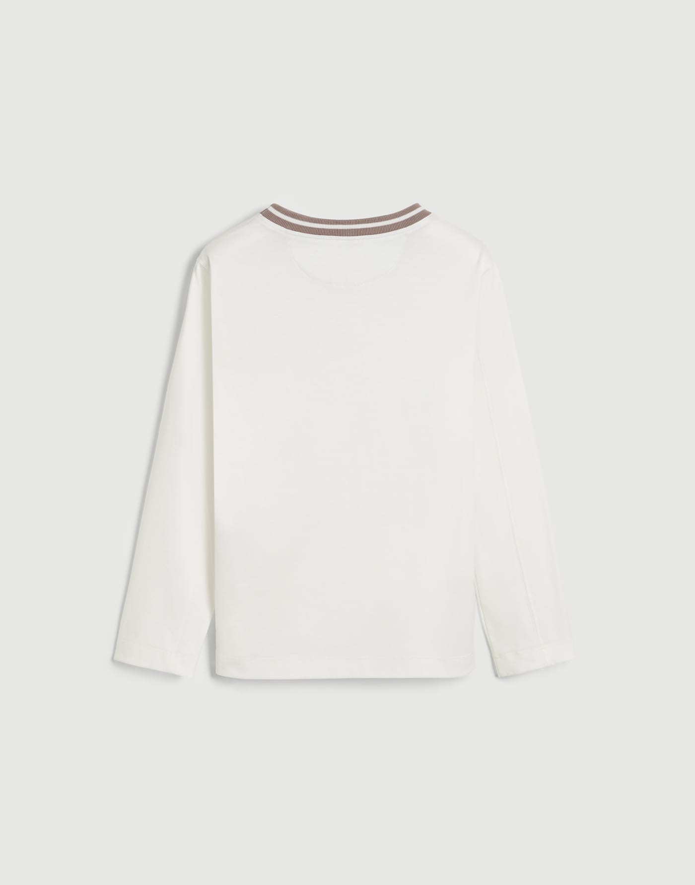 Striped jersey T-shirt White Boys - Brunello Cucinelli