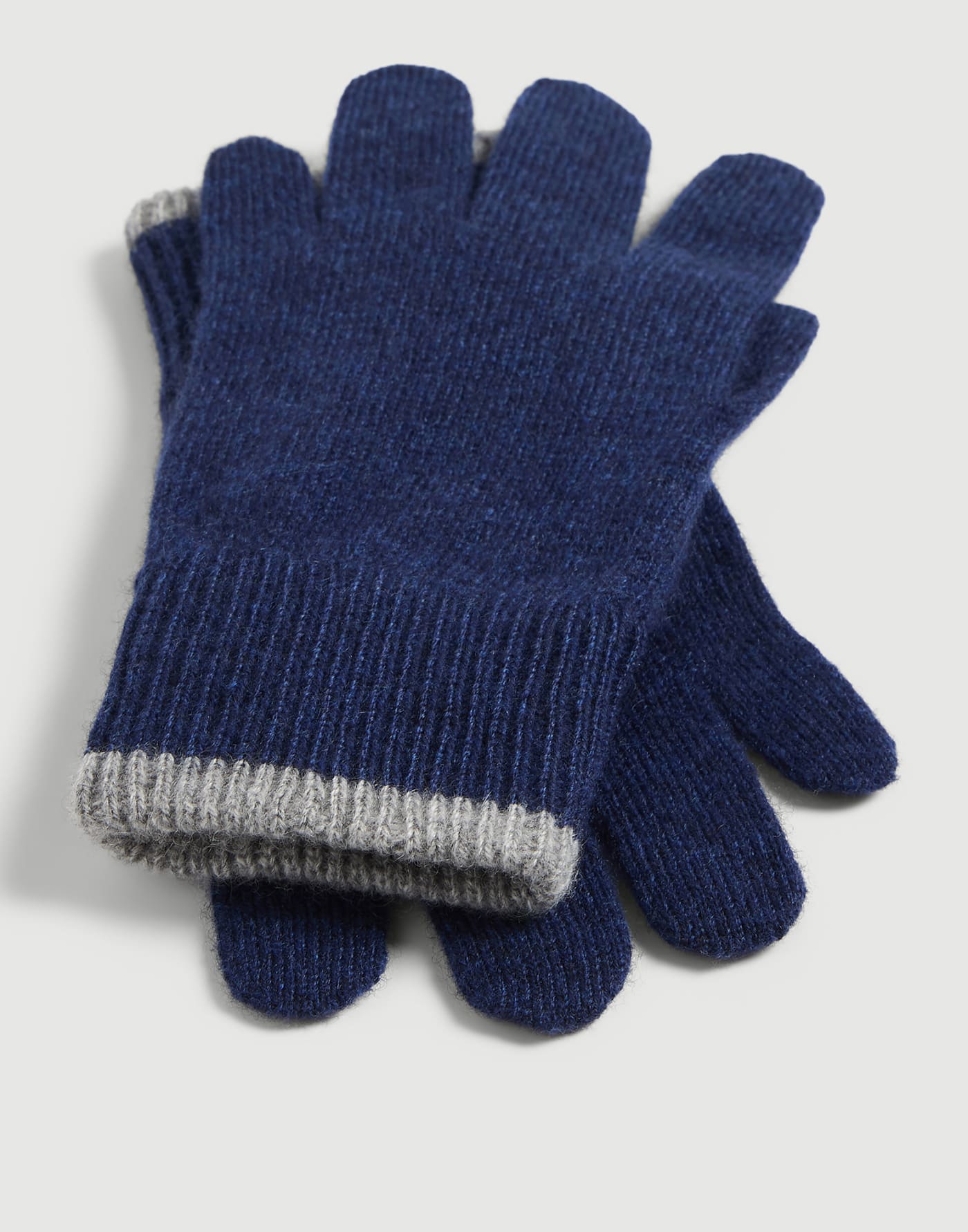 Cashmere knit gloves Sapphire Boys - Brunello Cucinelli