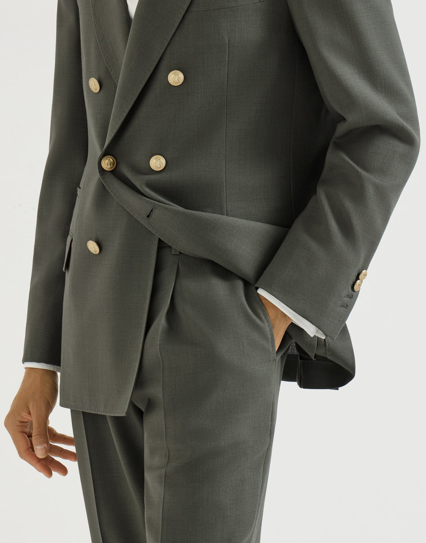 Virgin wool suit Forest Man - Brunello Cucinelli
