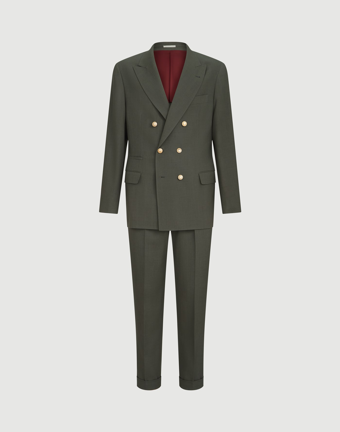Virgin wool suit Forest Man - Brunello Cucinelli