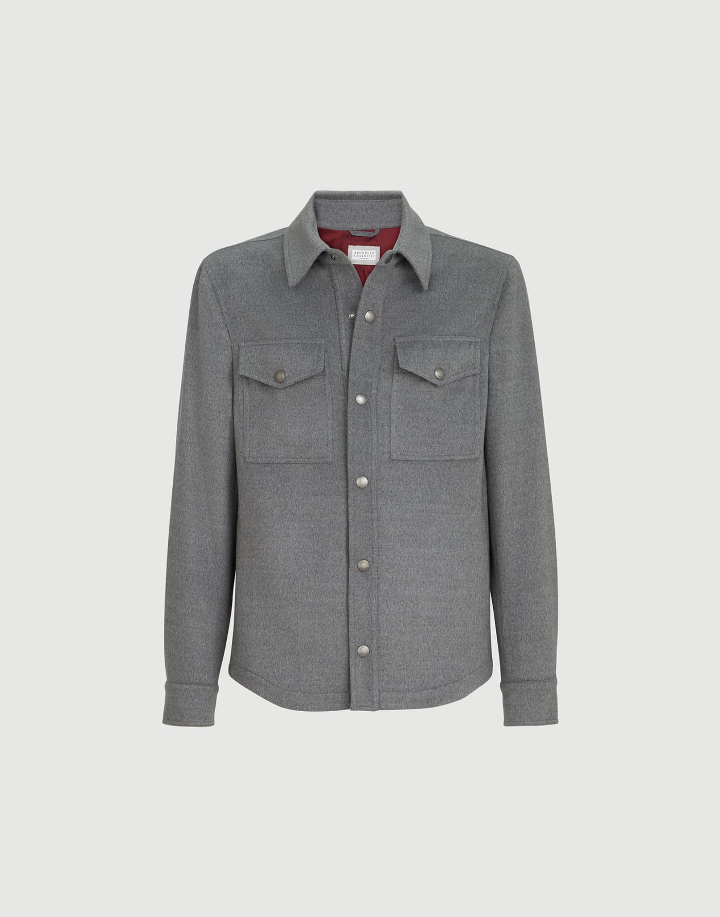 Shirt-style outerwear jacket Grey Man - Brunello Cucinelli