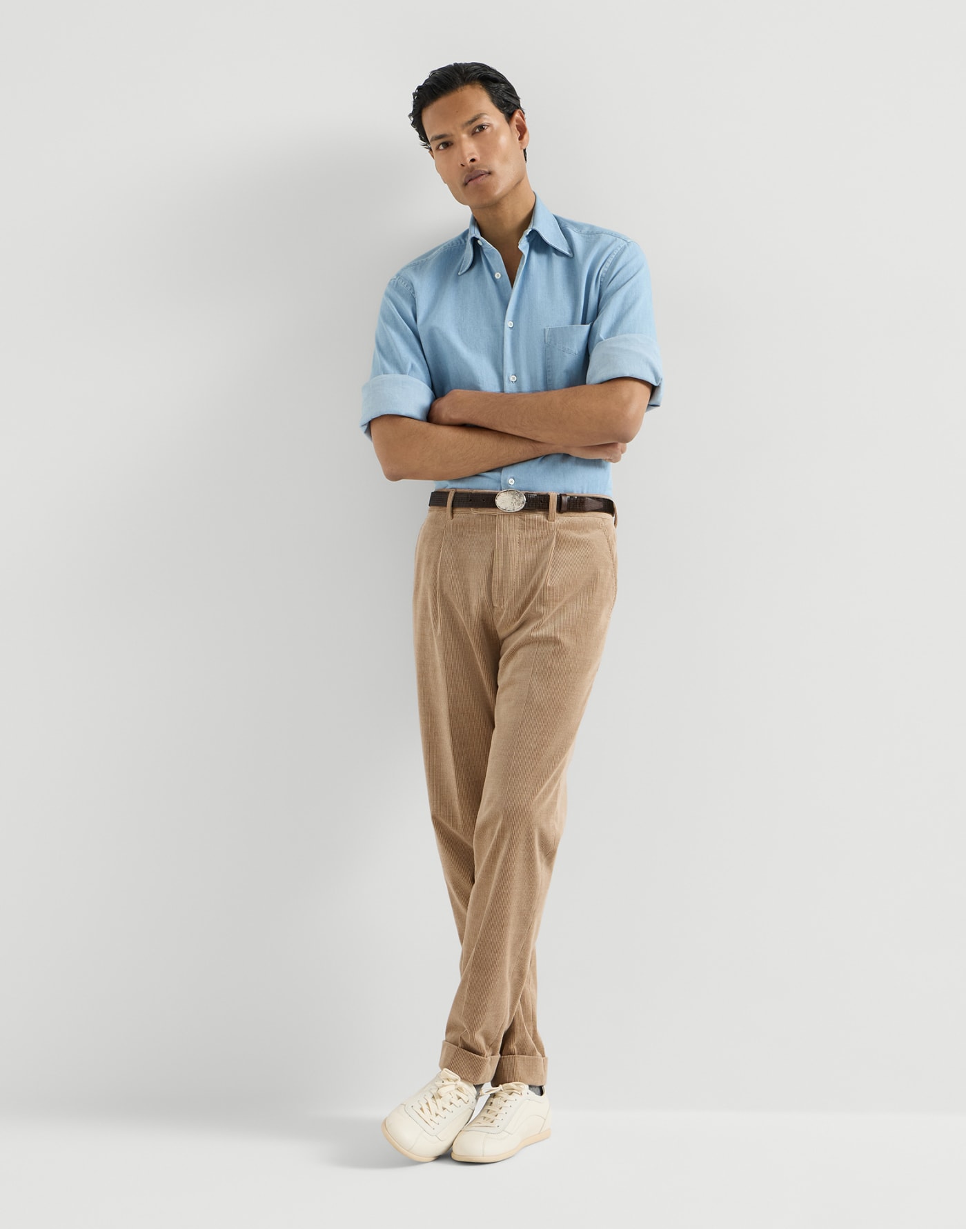 Corduroy trousers Camel Man - Brunello Cucinelli