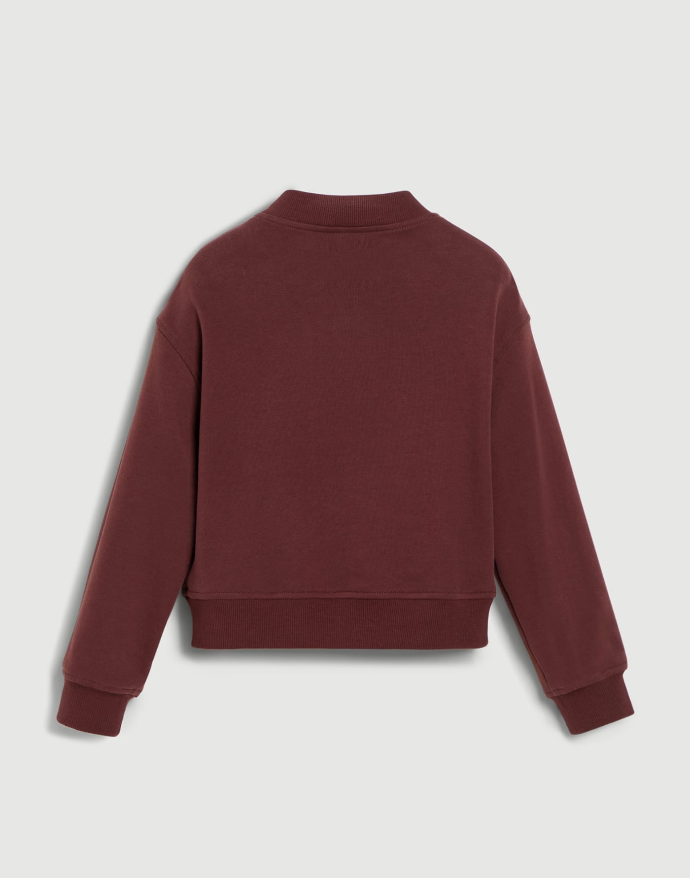 Topwear stile bomber in felpa Bordeaux Bambina - Brunello Cucinelli