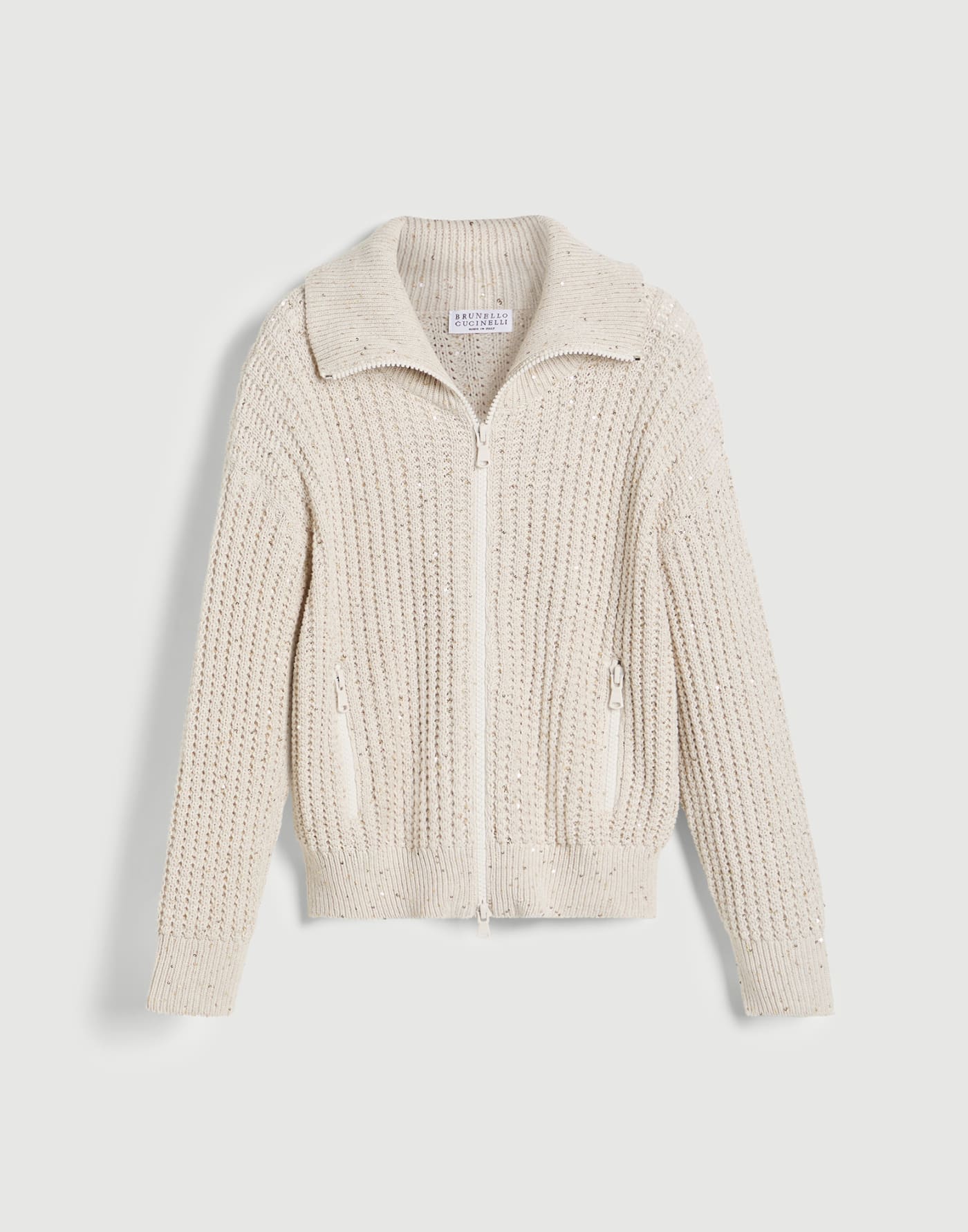 Cotton cardigan Oat Girls - Brunello Cucinelli