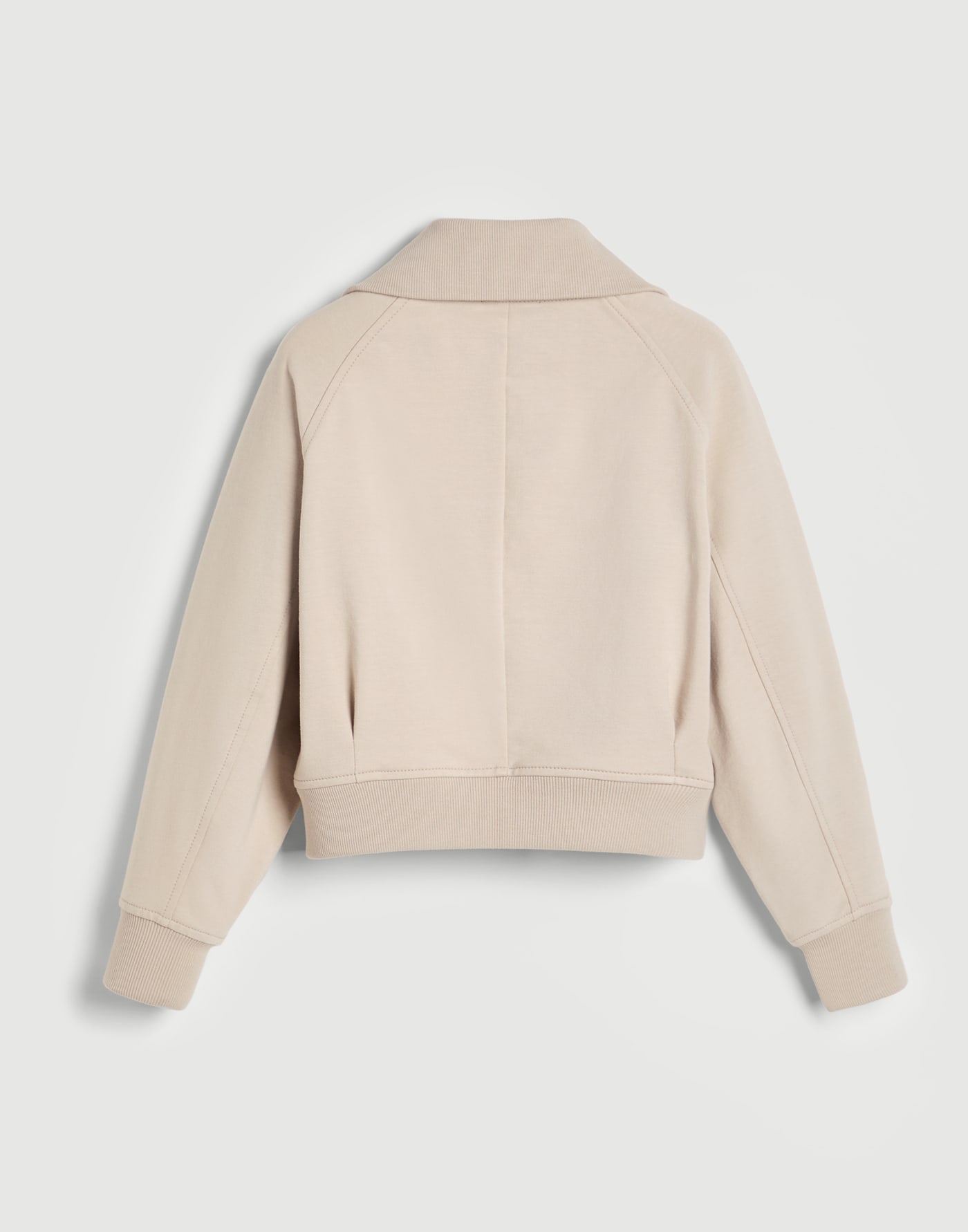 Lightweight French terry sweatshirt Cool Beige Girls - Brunello Cucinelli