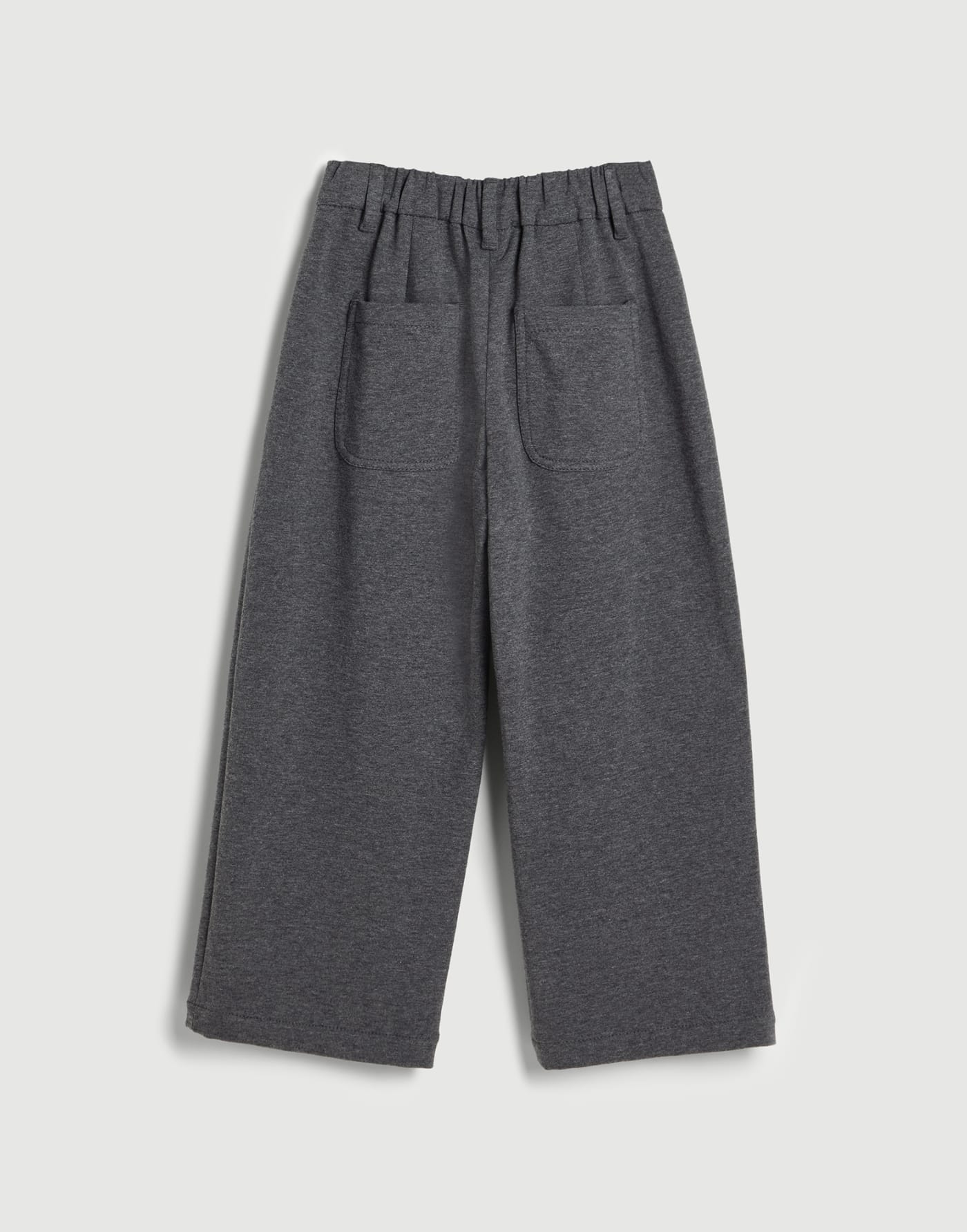 A-line trousers with monili Dark Grey Girls - Brunello Cucinelli