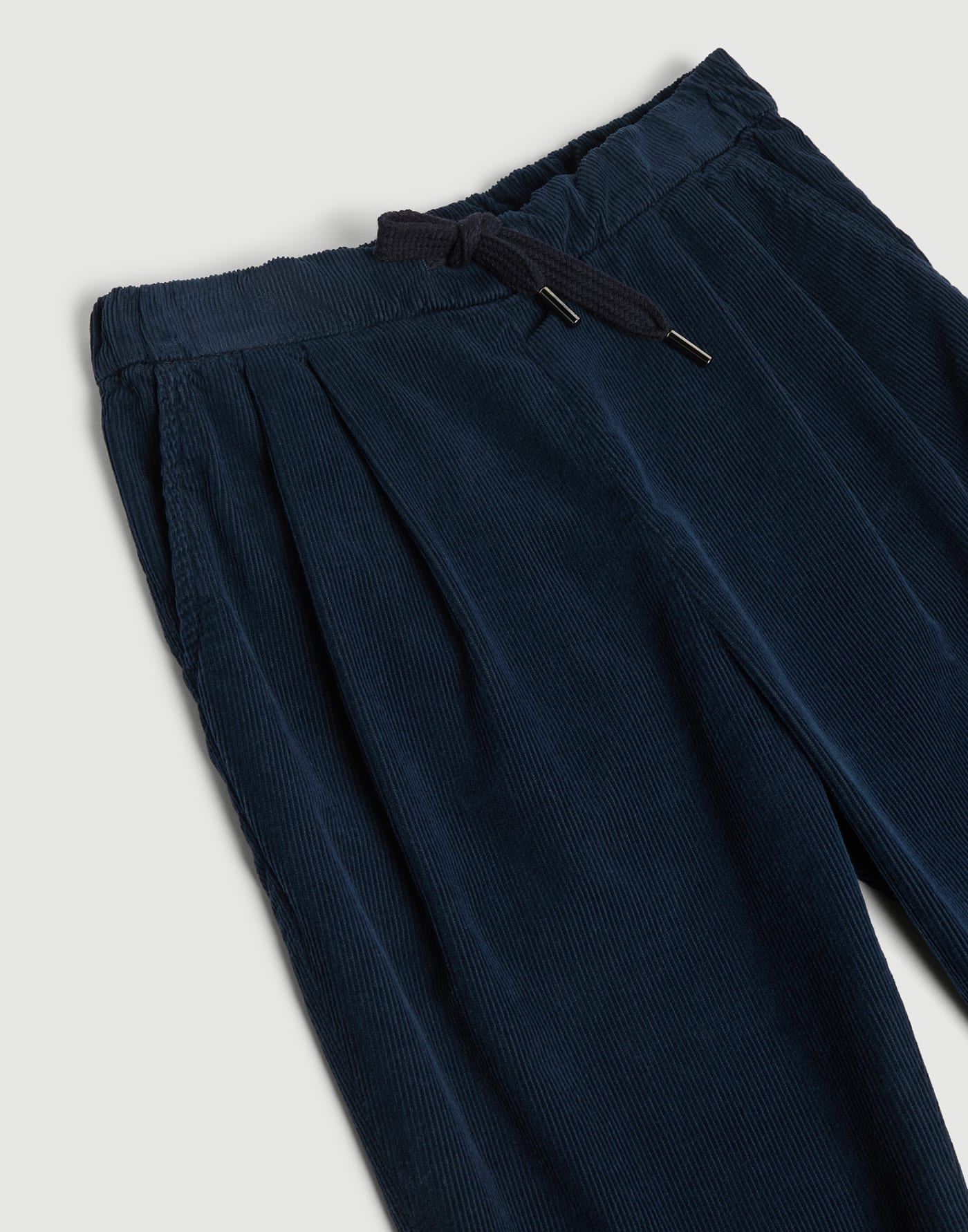 Velvet trousers Navy Blue Boys - Brunello Cucinelli