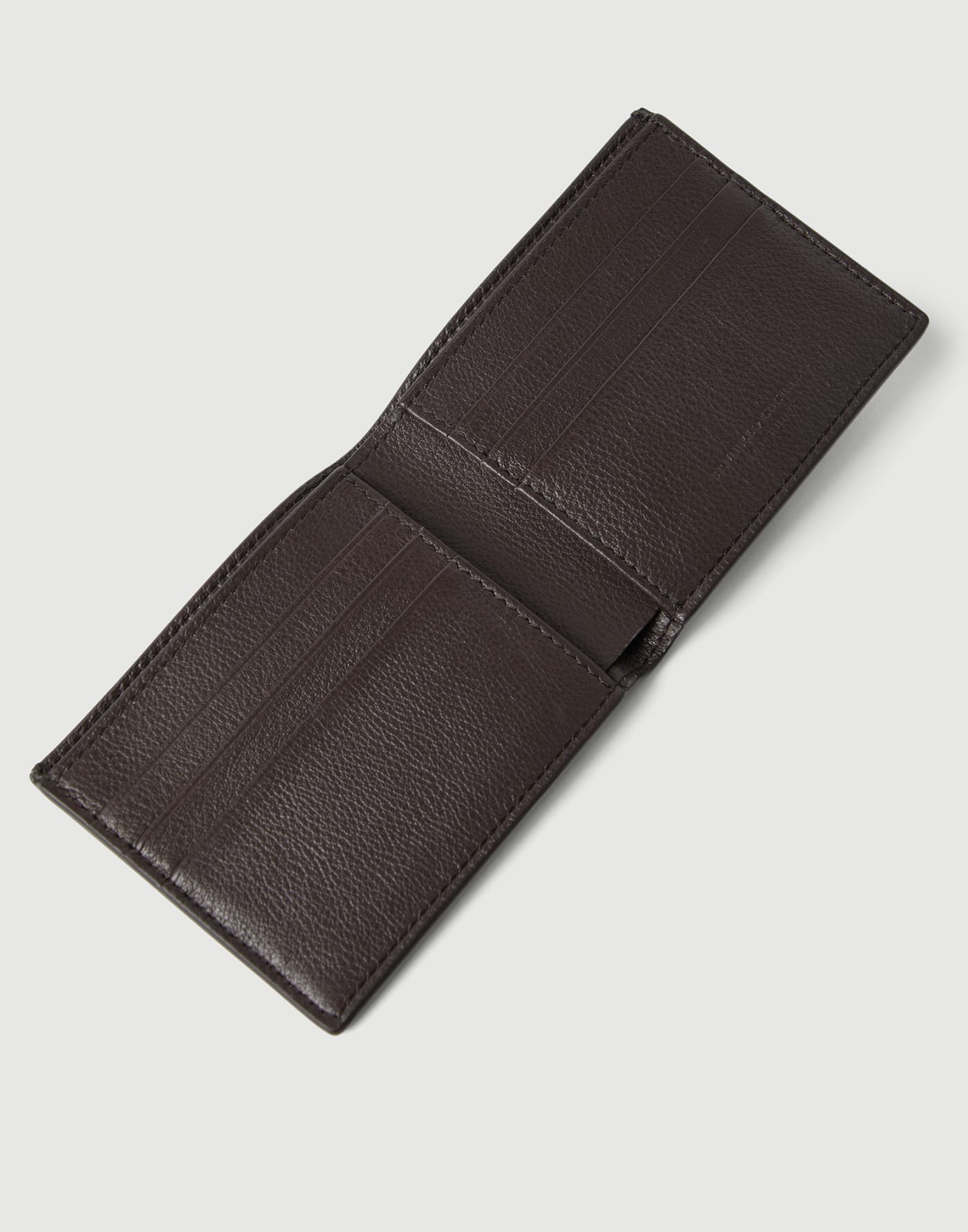 Кошелек из телячьей кожи Smooth Коричневый Мужчина - Brunello Cucinelli