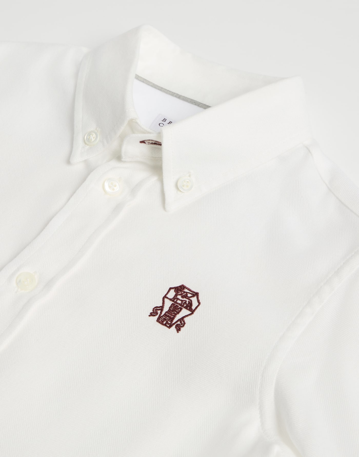 Flannel chevron shirt Butter Boys - Brunello Cucinelli