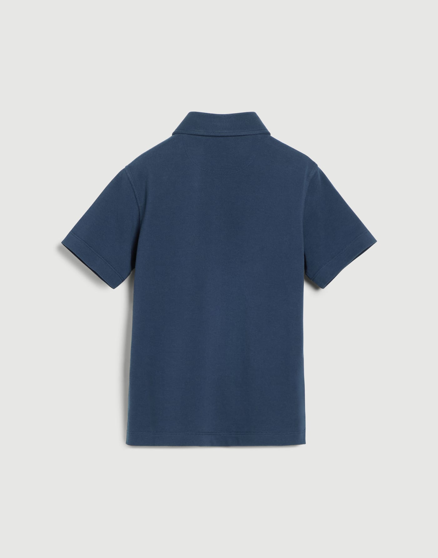 Piqué polo shirt Blue Boys - Brunello Cucinelli