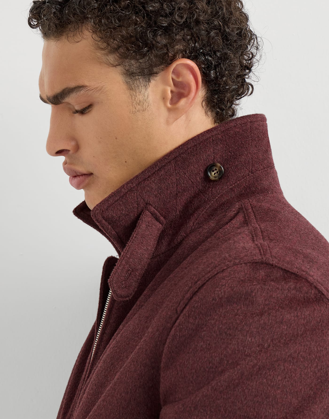Lightweight cloth bomber jacket Lava Man - Brunello Cucinelli
