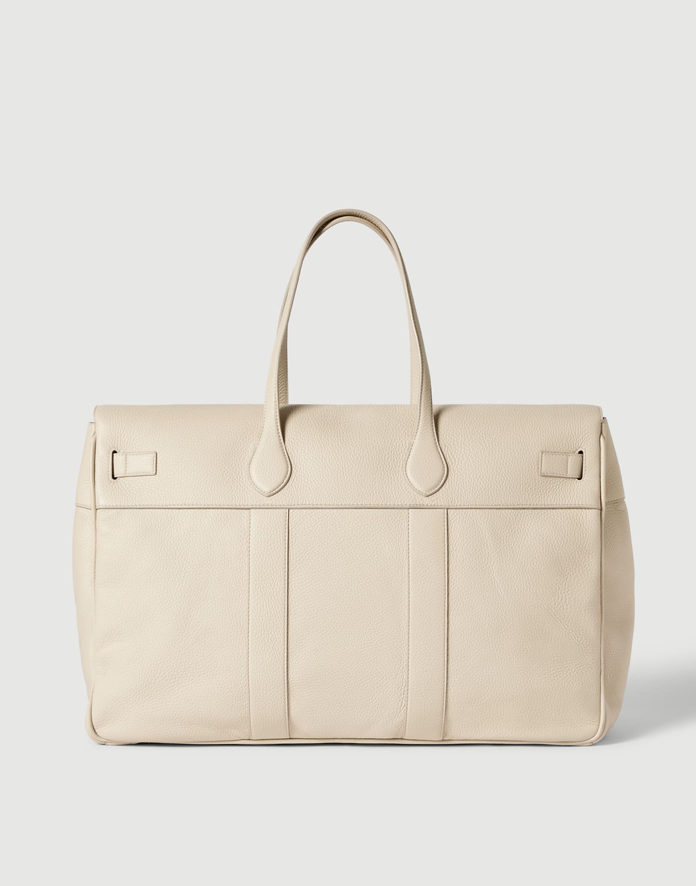 Explorer travel bag in deerskin Ivory Woman - Brunello Cucinelli