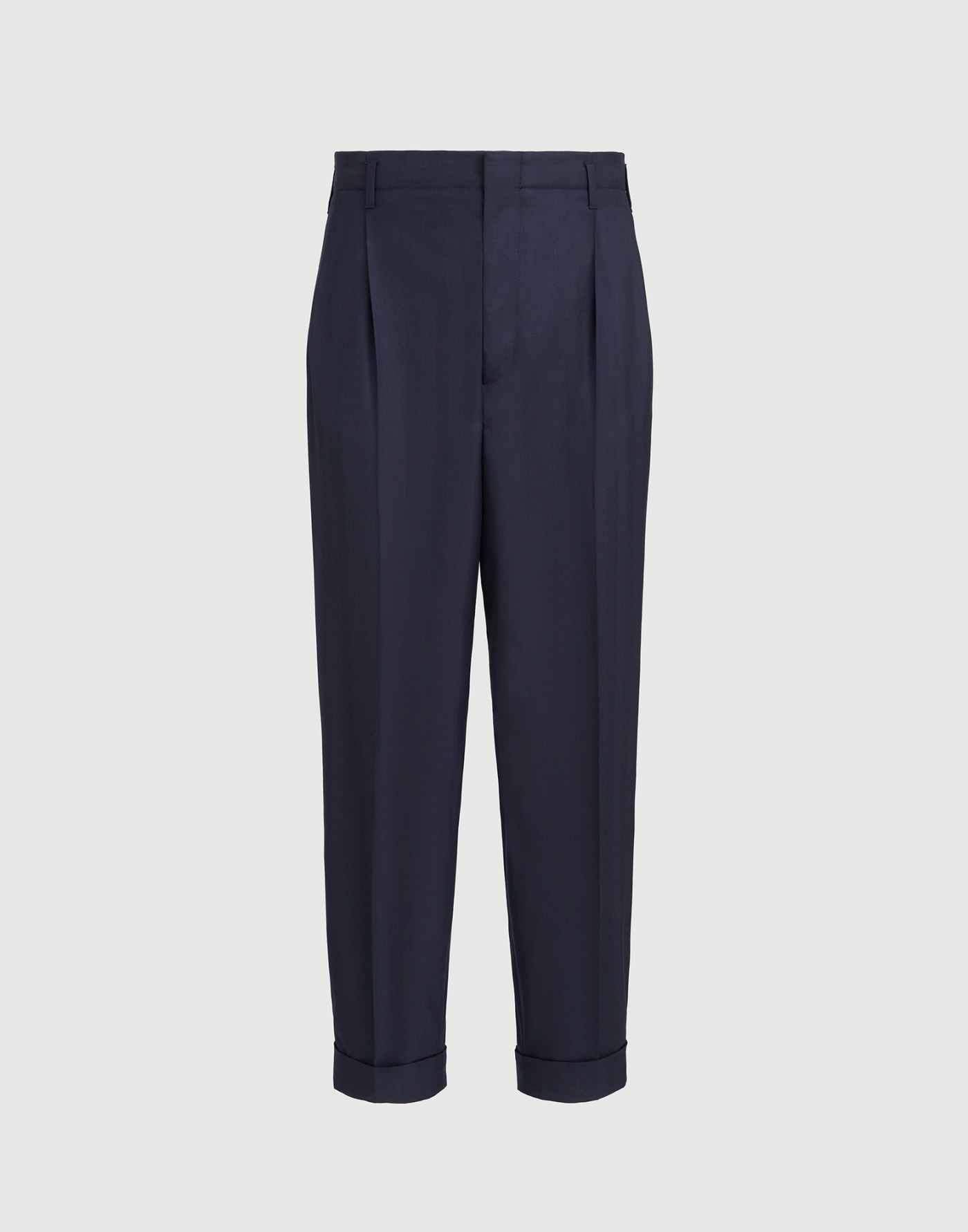Chevron trousers Navy Blue Man - Brunello Cucinelli