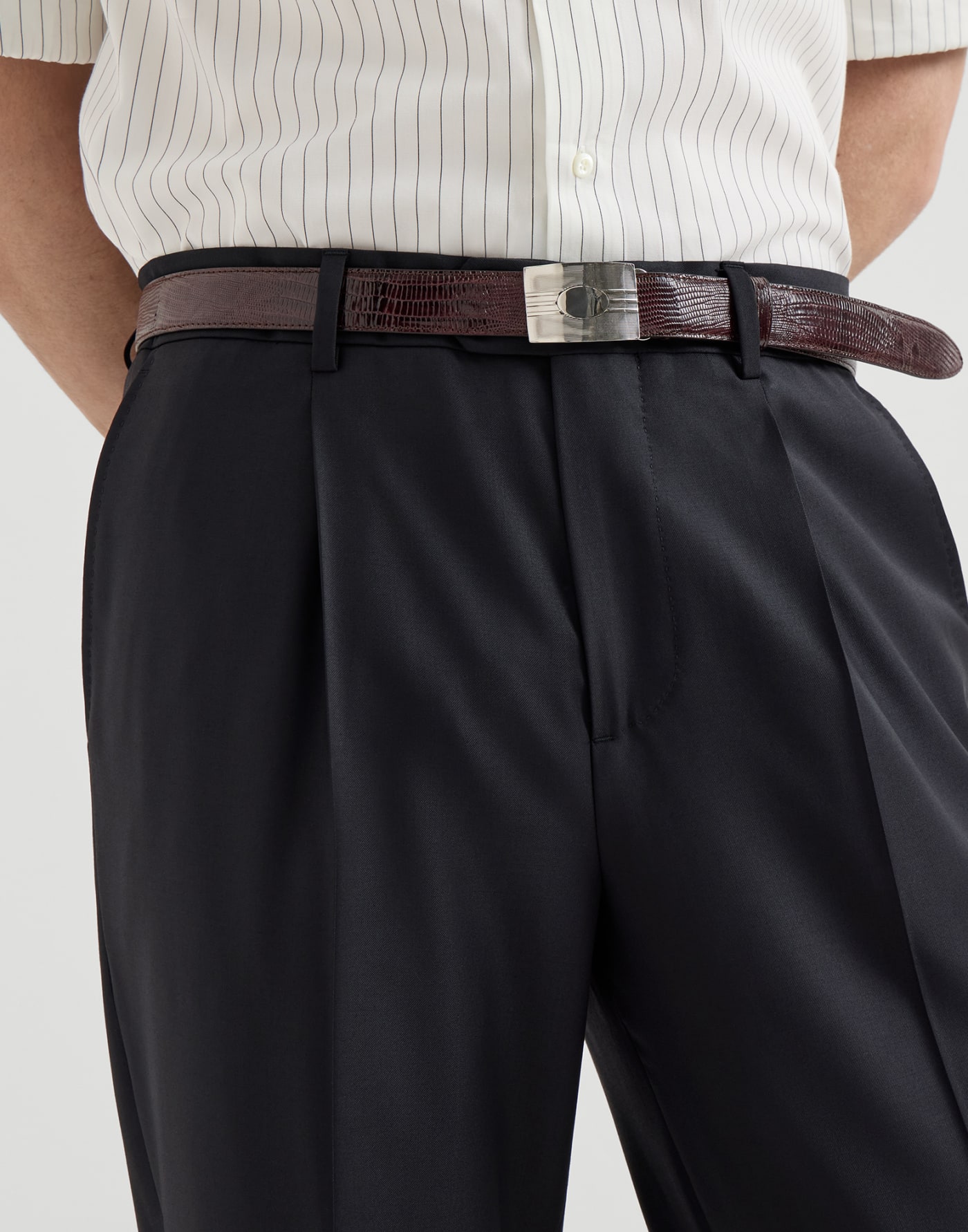 Four Season Trousers Black Man - Brunello Cucinelli