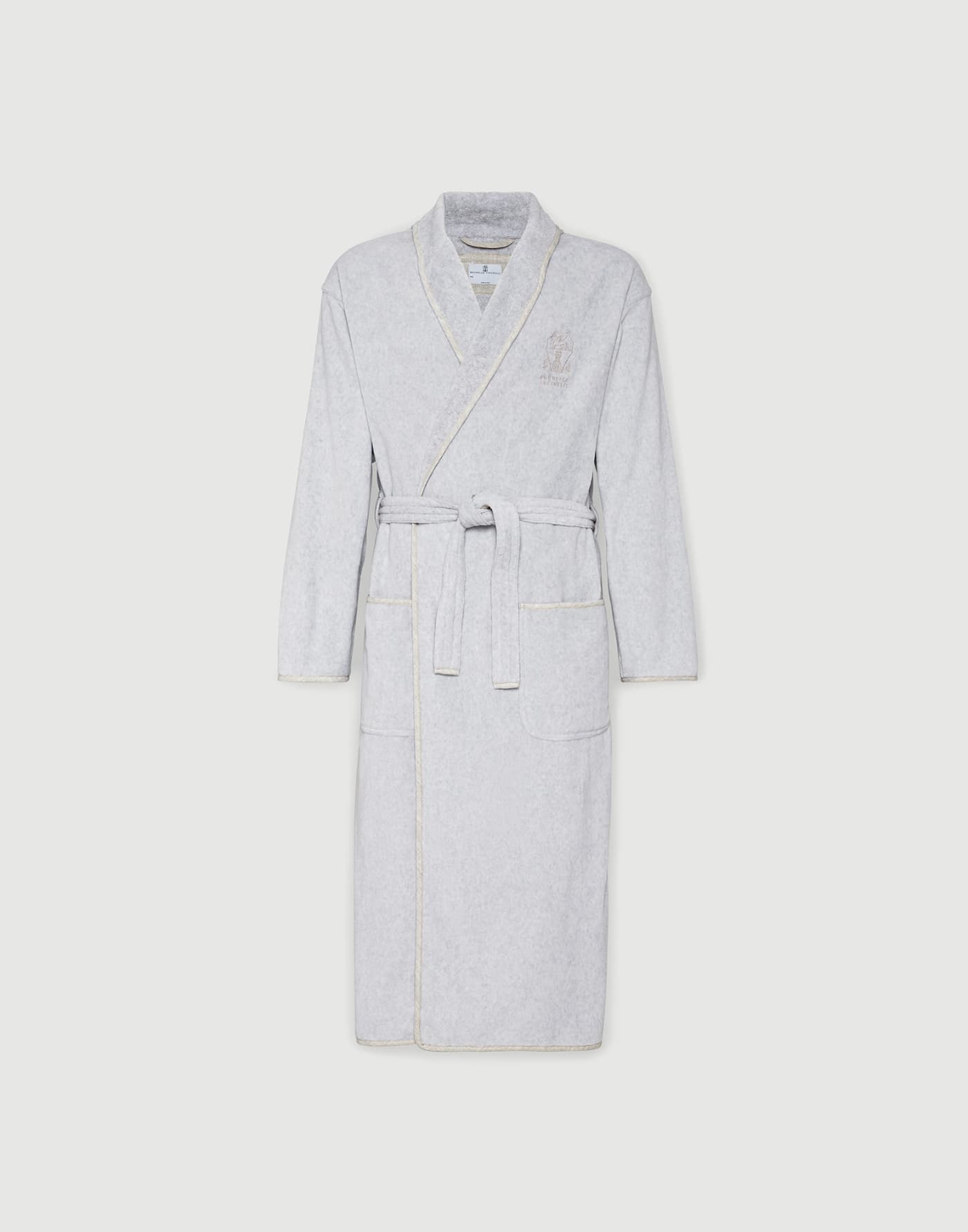Accappatoio in spugna Grigio Chiaro Lifestyle - Brunello Cucinelli