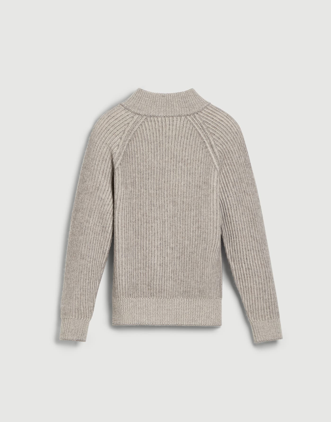 Cashmere cardigan with zipper Stone Grey Boys - Brunello Cucinelli