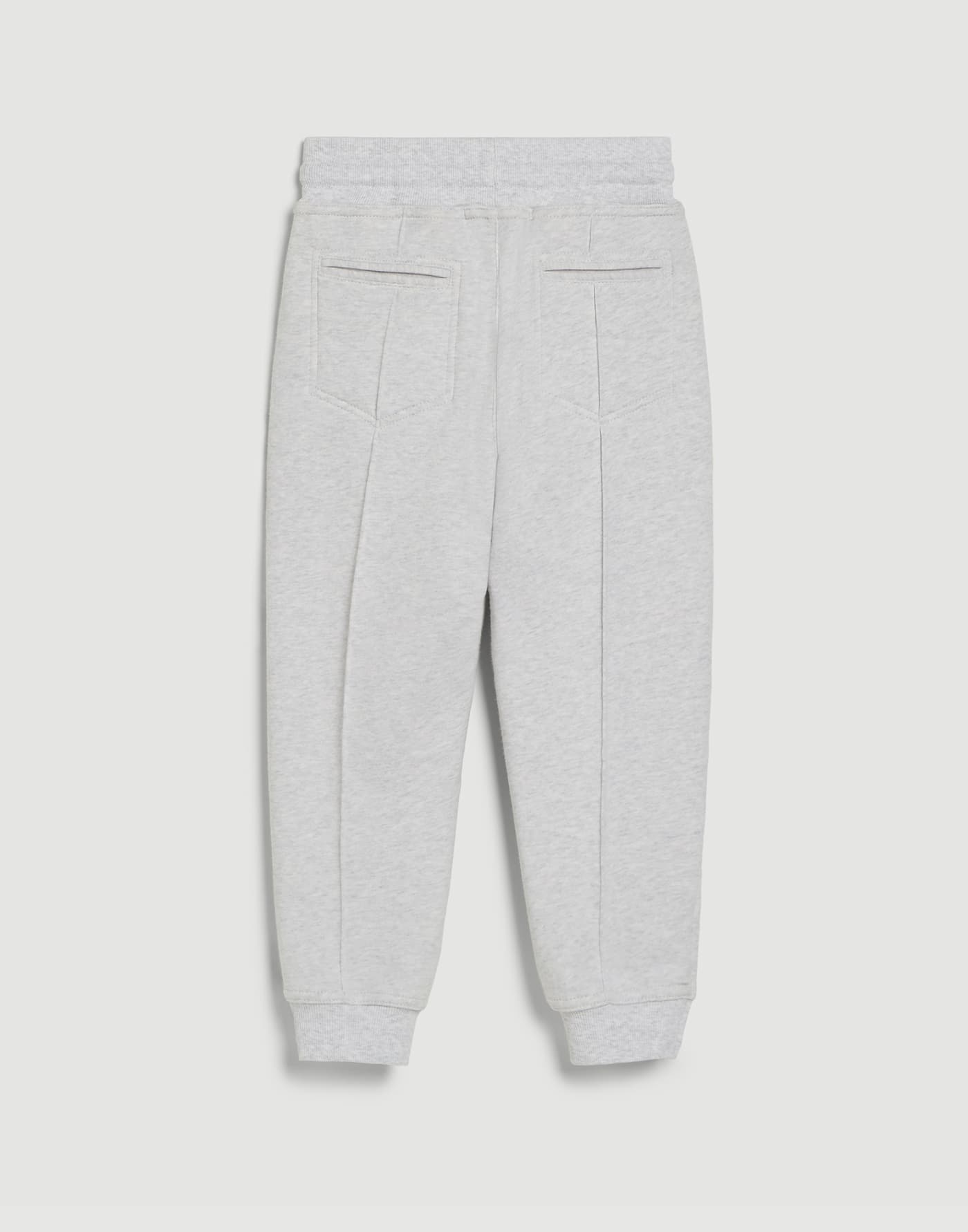 Cotton French terry track trousers Pearl Grey Boys - Brunello Cucinelli