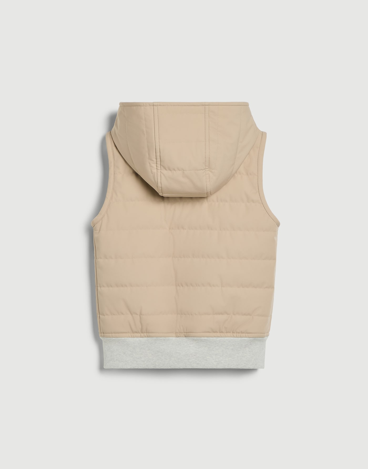 夾墊尼龍馬甲 沙黃色 男童 - Brunello Cucinelli