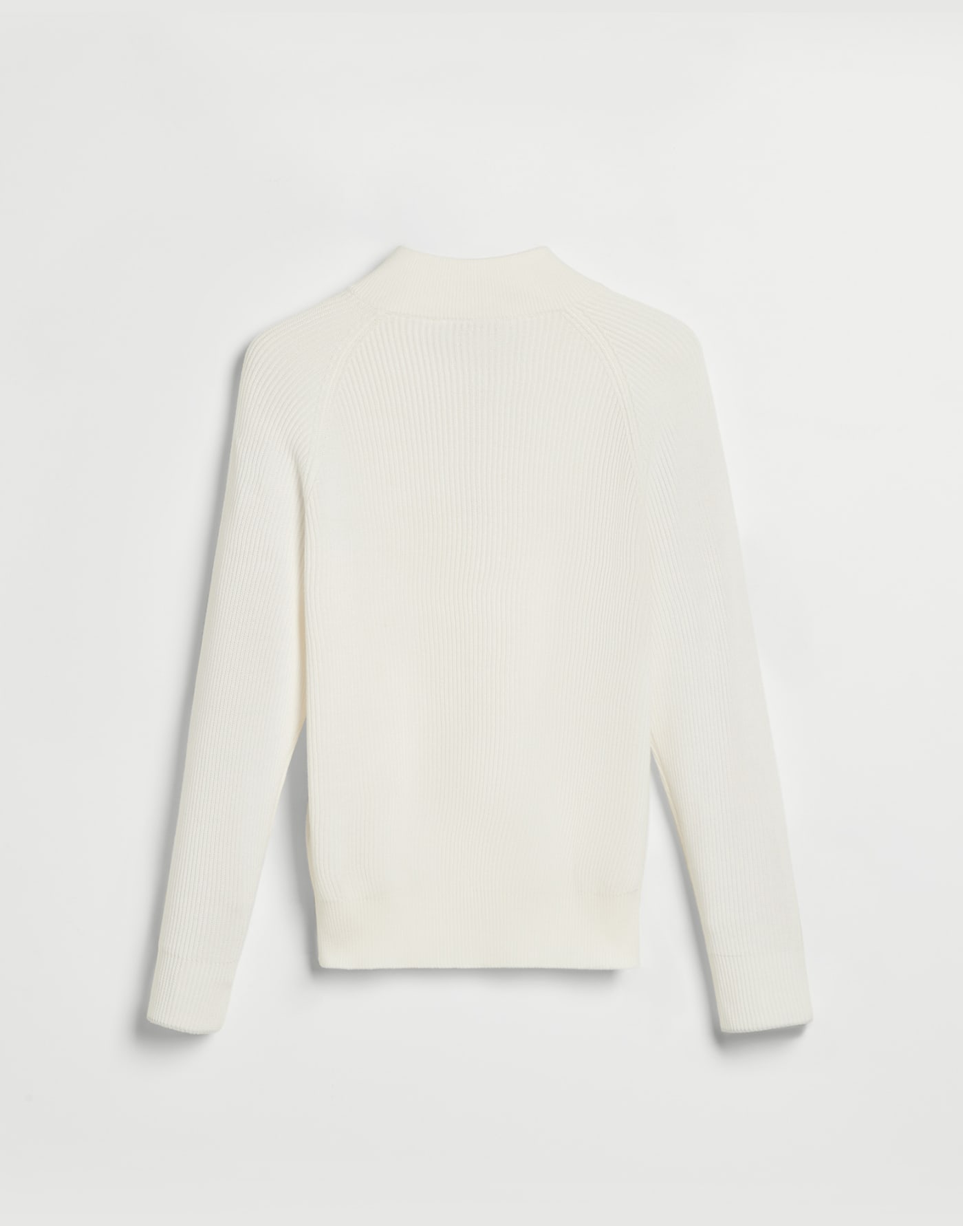 English rib sweater with half zip Panama Boys - Brunello Cucinelli