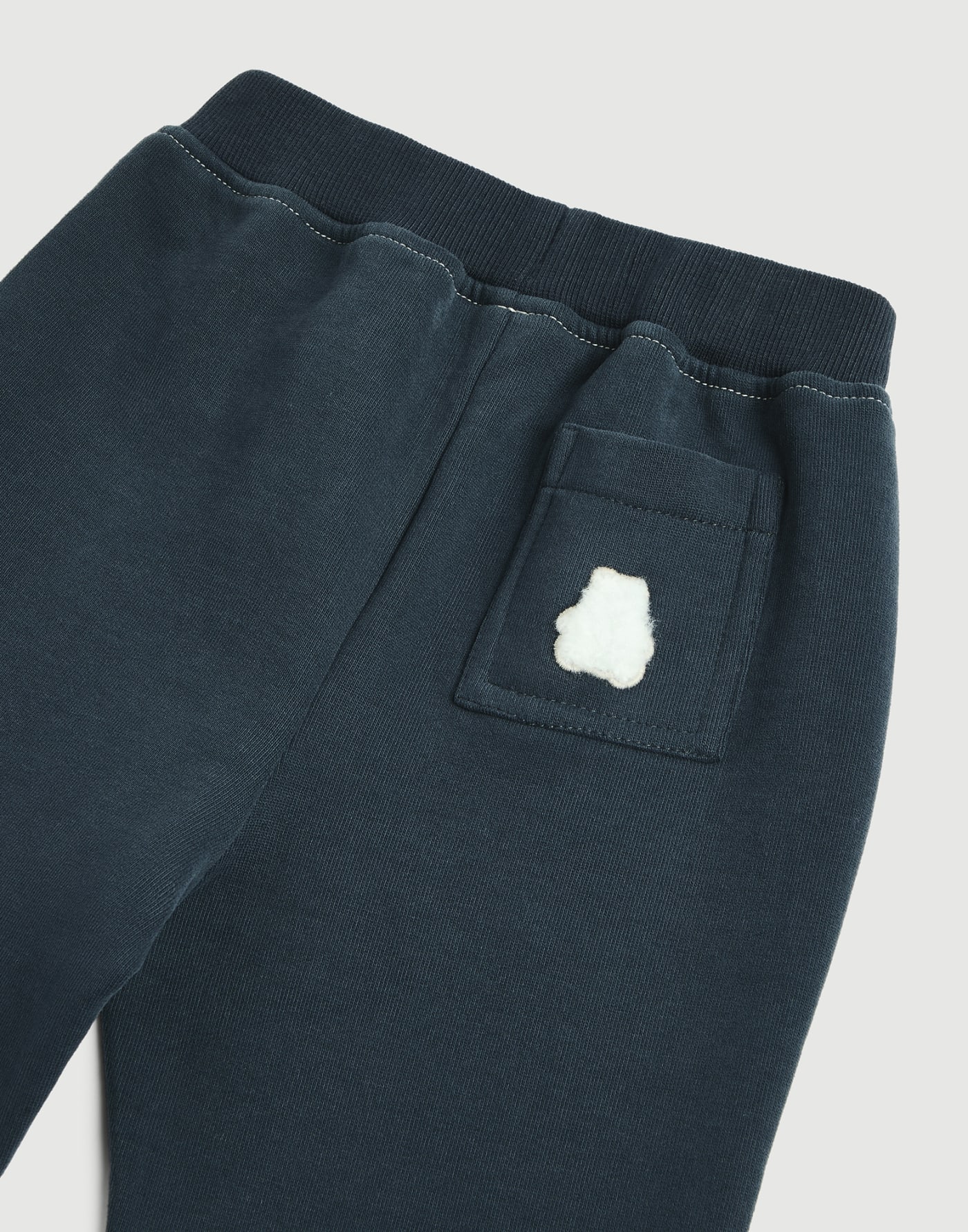 French terry Baby Bernie trousers Blue Baby - Brunello Cucinelli